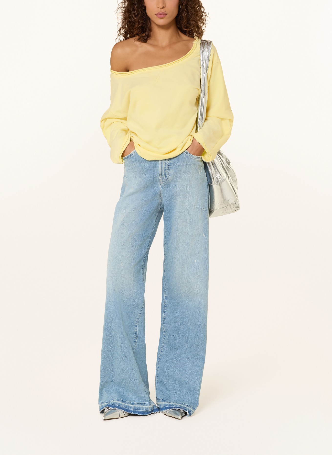 ELIAS RUMELIS WINIFRI sweatshirt: LIGHT YELLOW