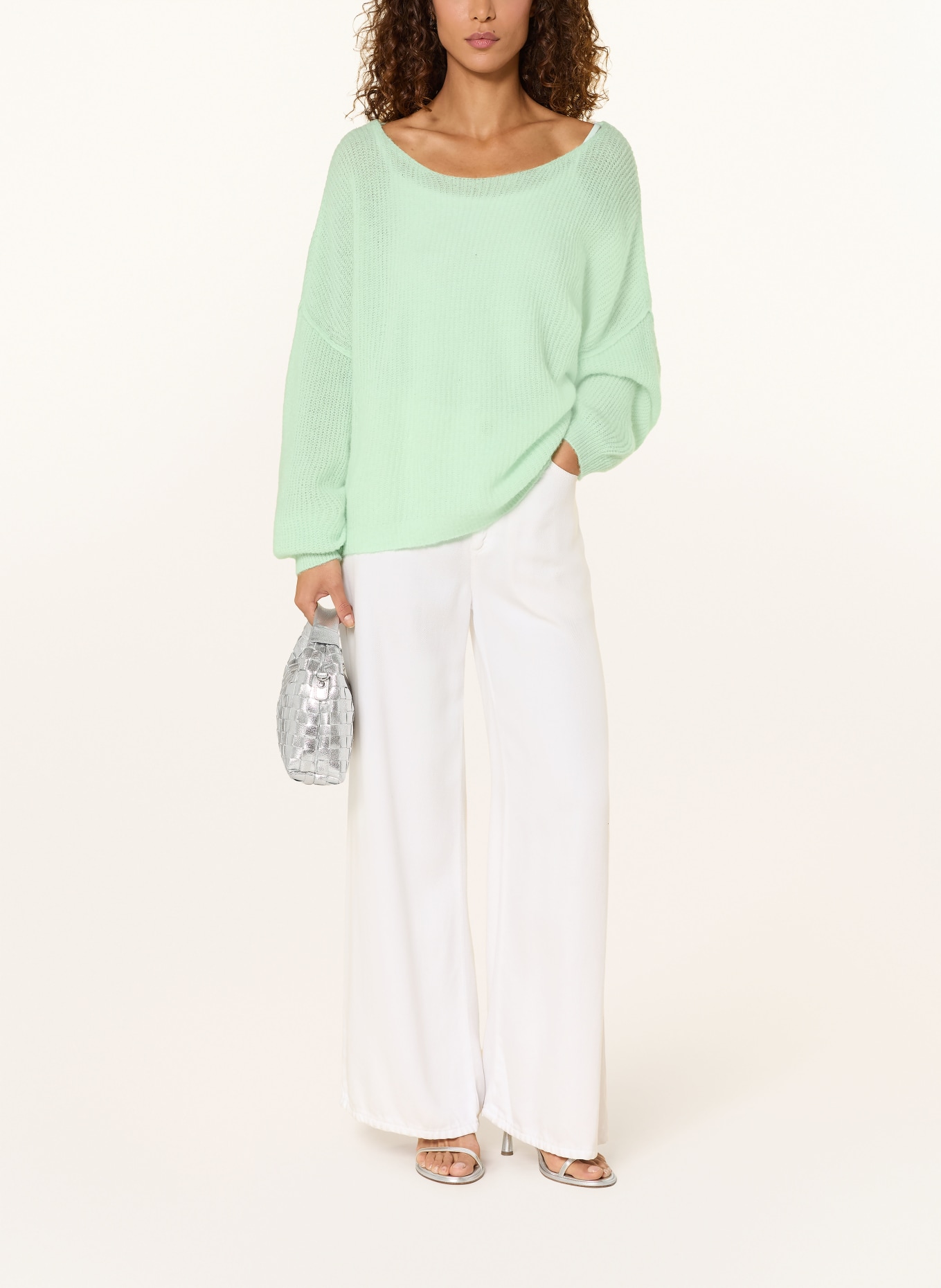ELIAS RUMELIS LOU sweater: NEON GREEN