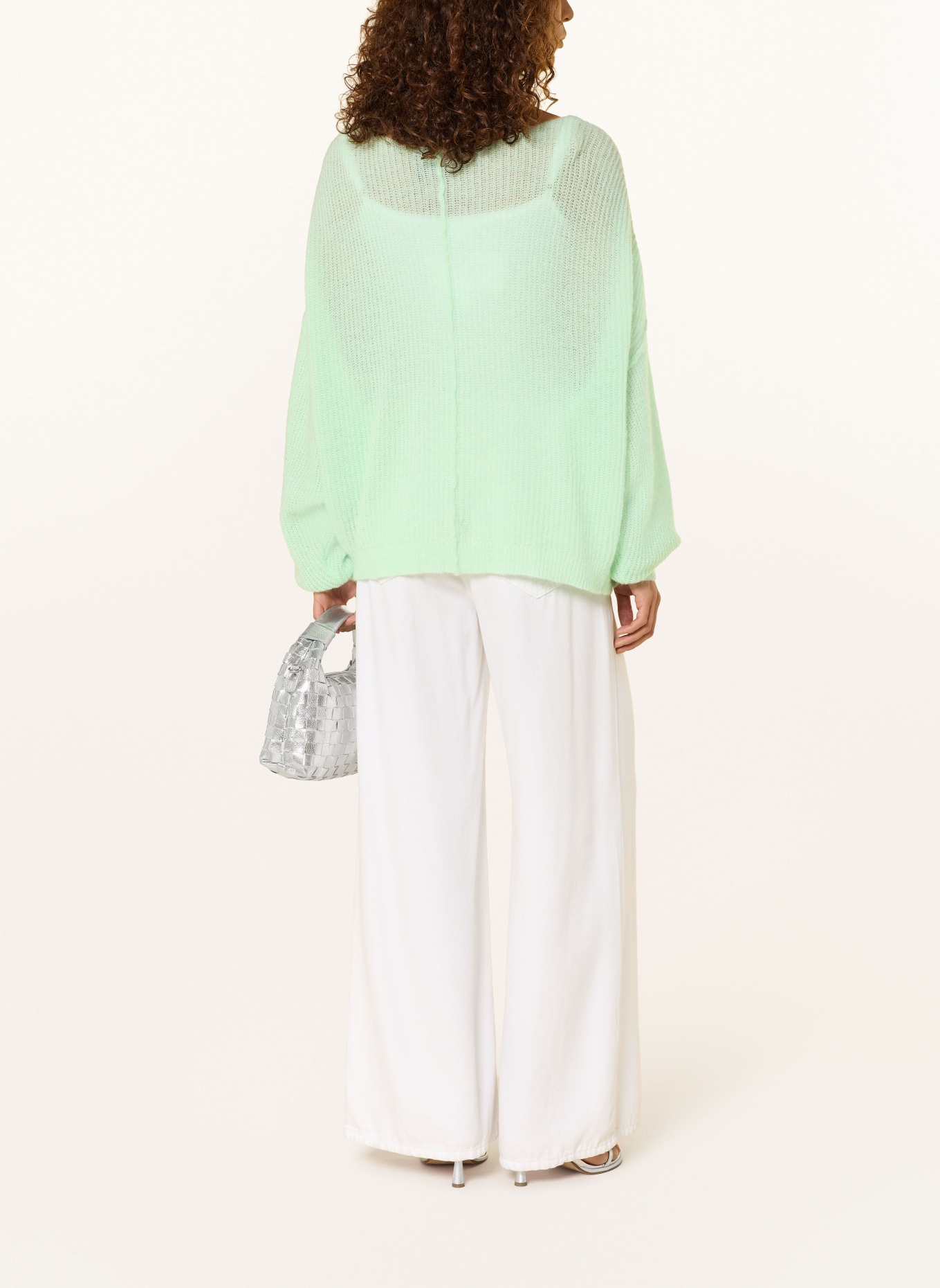 ELIAS RUMELIS LOU sweater: NEON GREEN