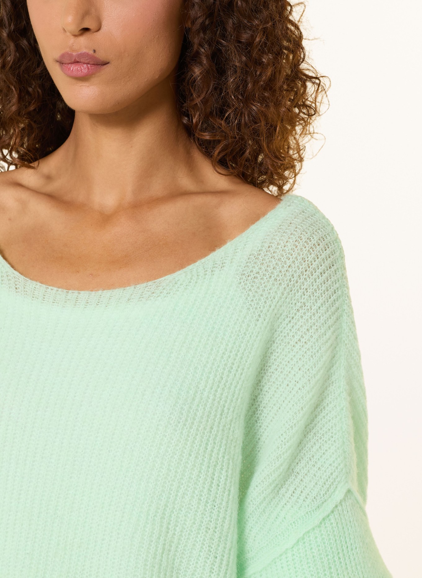 ELIAS RUMELIS LOU sweater: NEON GREEN