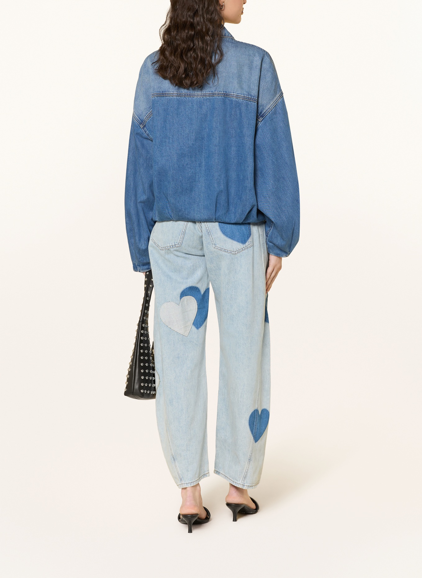 ELIAS RUMELIS Jeansbluse HEROSA: BLAU