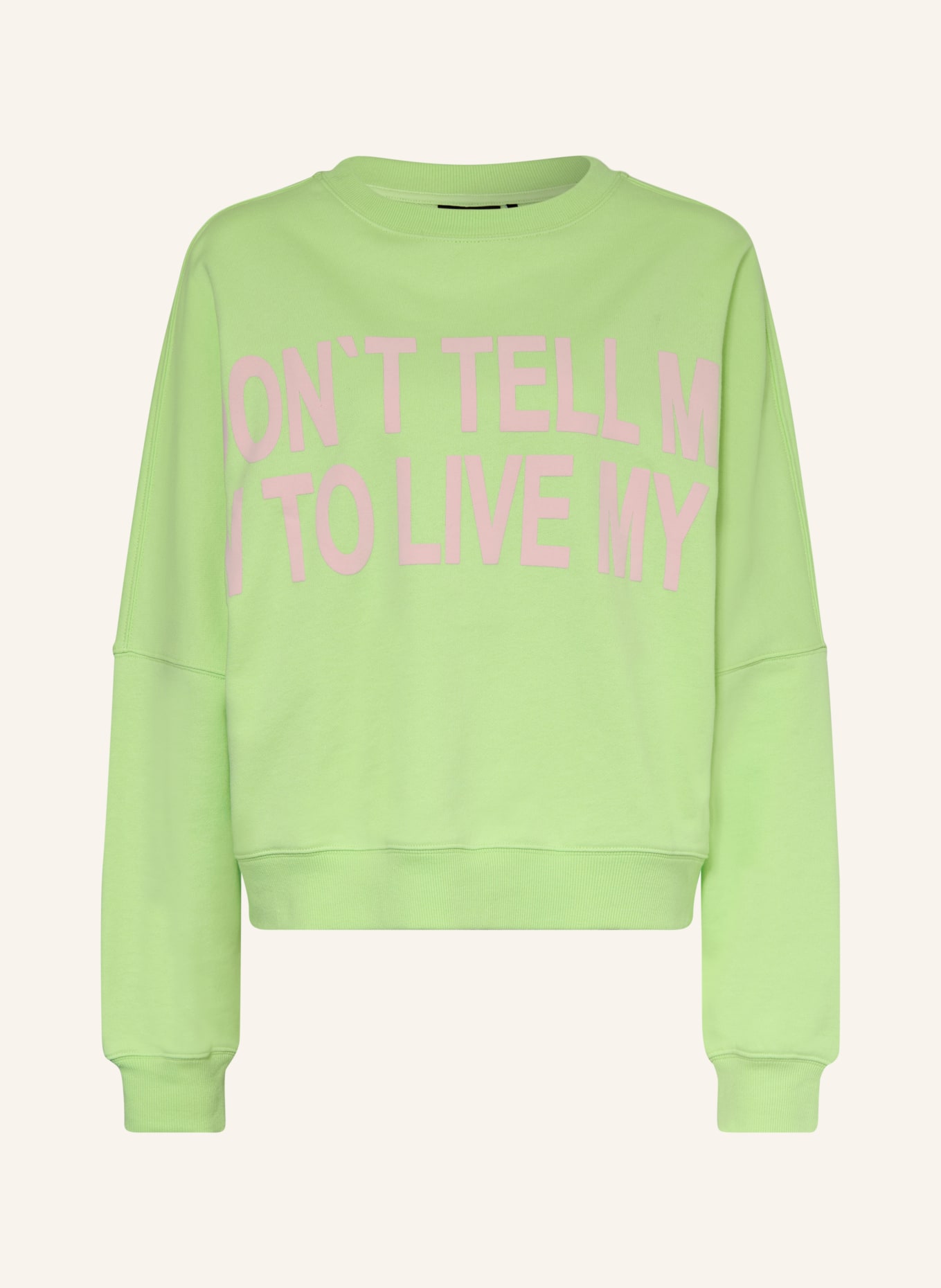ELIAS RUMELIS IKORIA sweatshirt: NEON GREEN / PINK