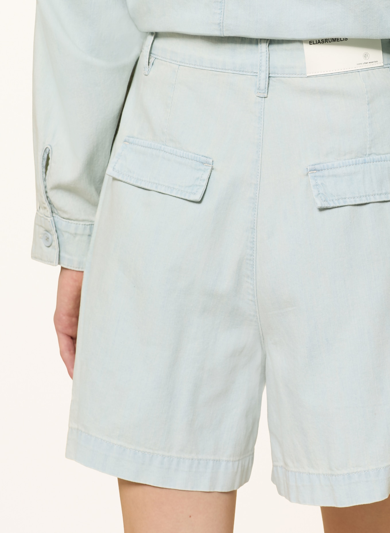 ELIAS RUMELIS Jeansshorts ALENA: HELLBLAU