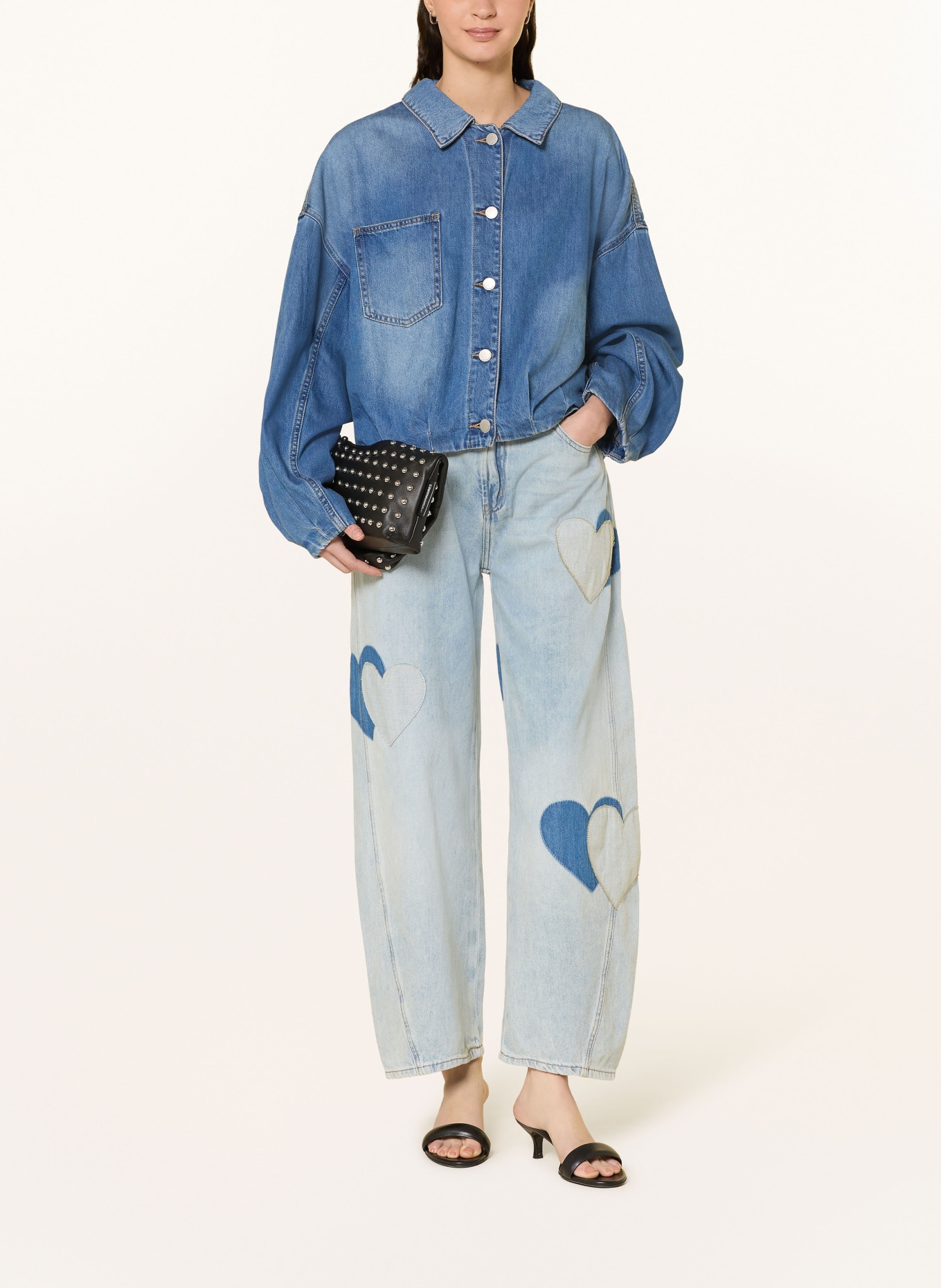 ELIAS RUMELIS NORALIE barrel jeans: 1571 springlike blue