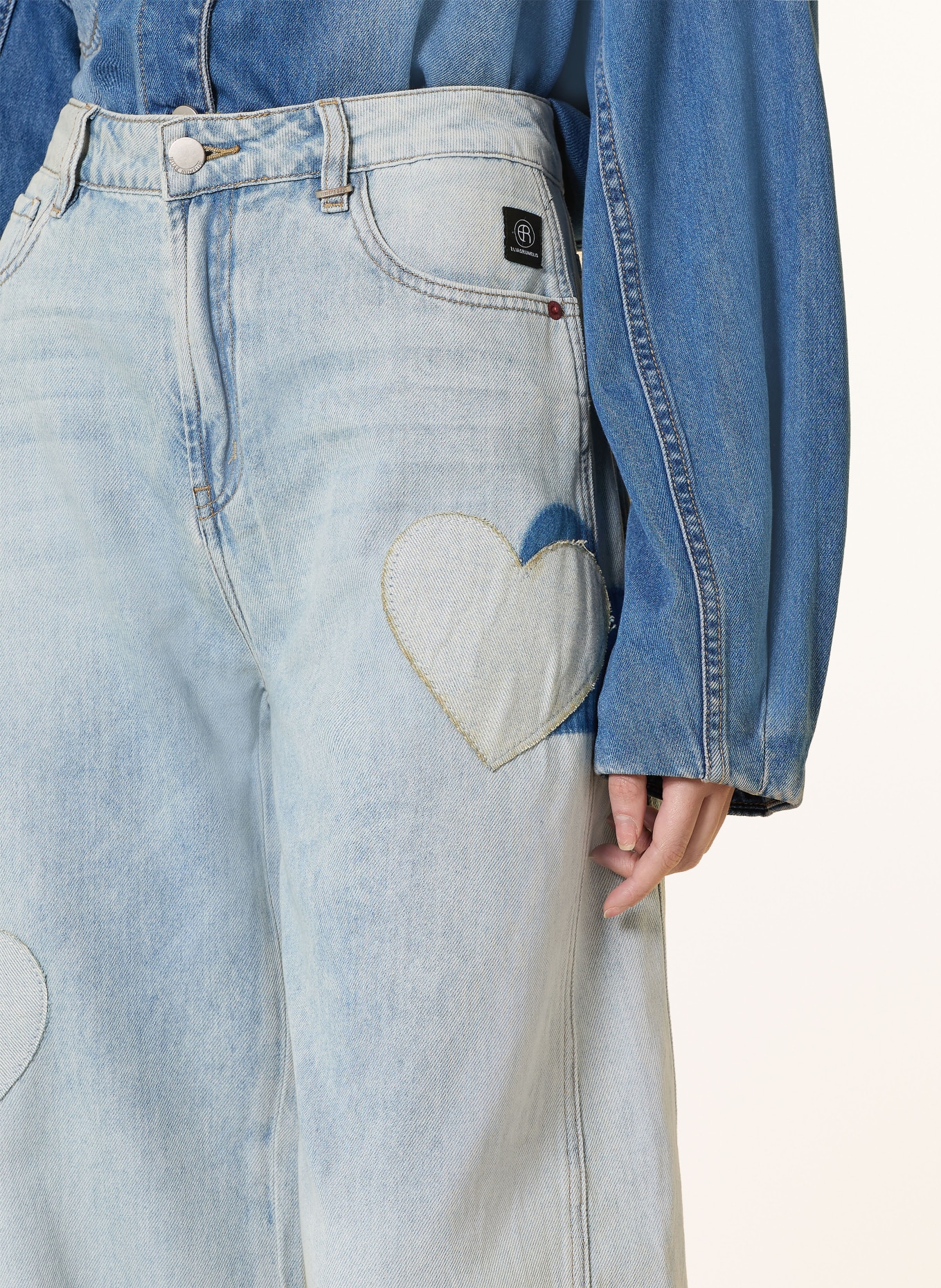 ELIAS RUMELIS NORALIE barrel jeans: 1571 springlike blue