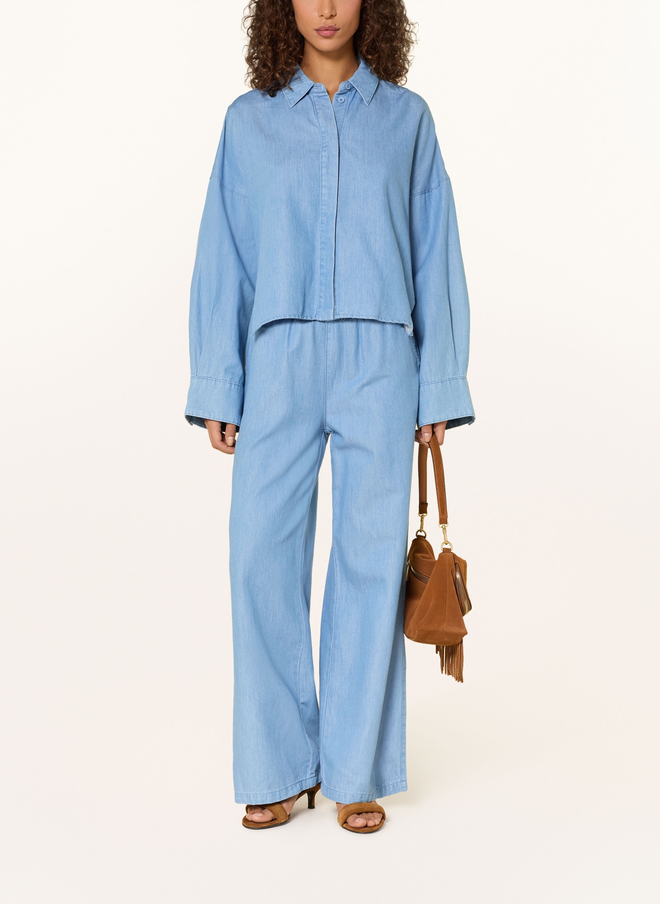 ELIAS RUMELIS Spodnie SILKA w stylu jeansowym: JASNONIEBIESKI