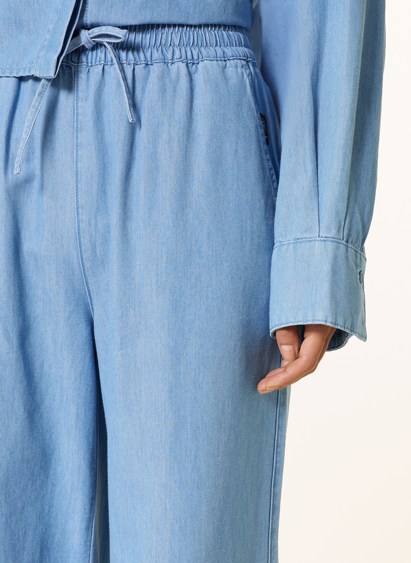 ELIAS RUMELIS Spodnie SILKA w stylu jeansowym: JASNONIEBIESKI