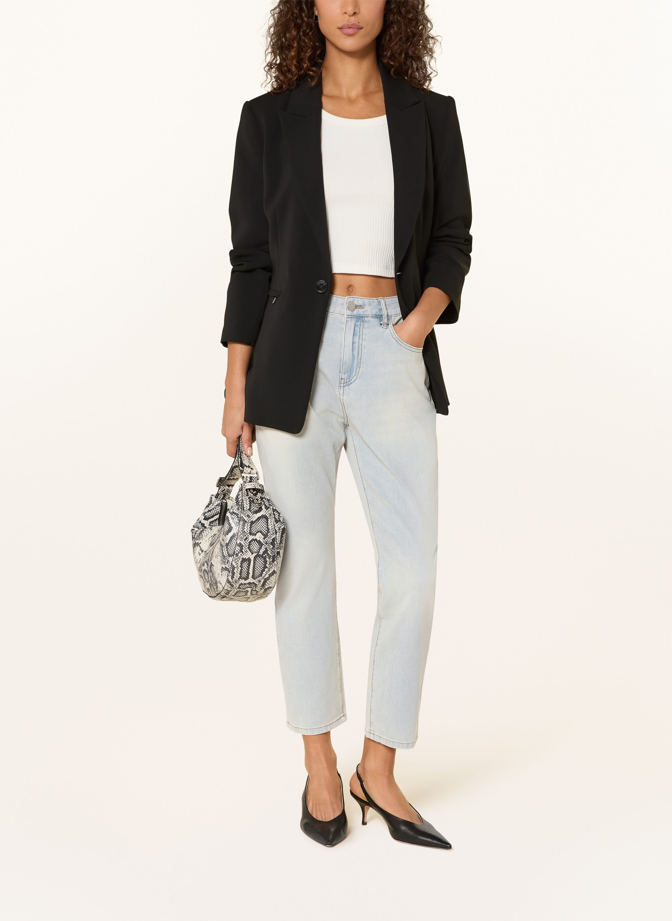 ELIAS RUMELIS Cropped jeans LEONA: 1237 spirit blue