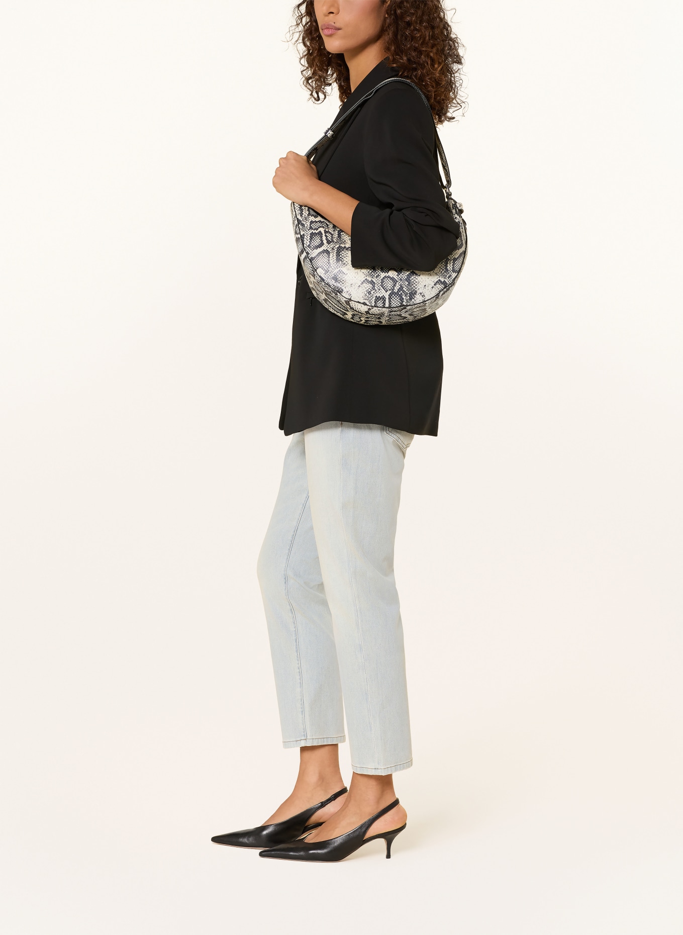 ELIAS RUMELIS Cropped jeans LEONA: 1237 spirit blue