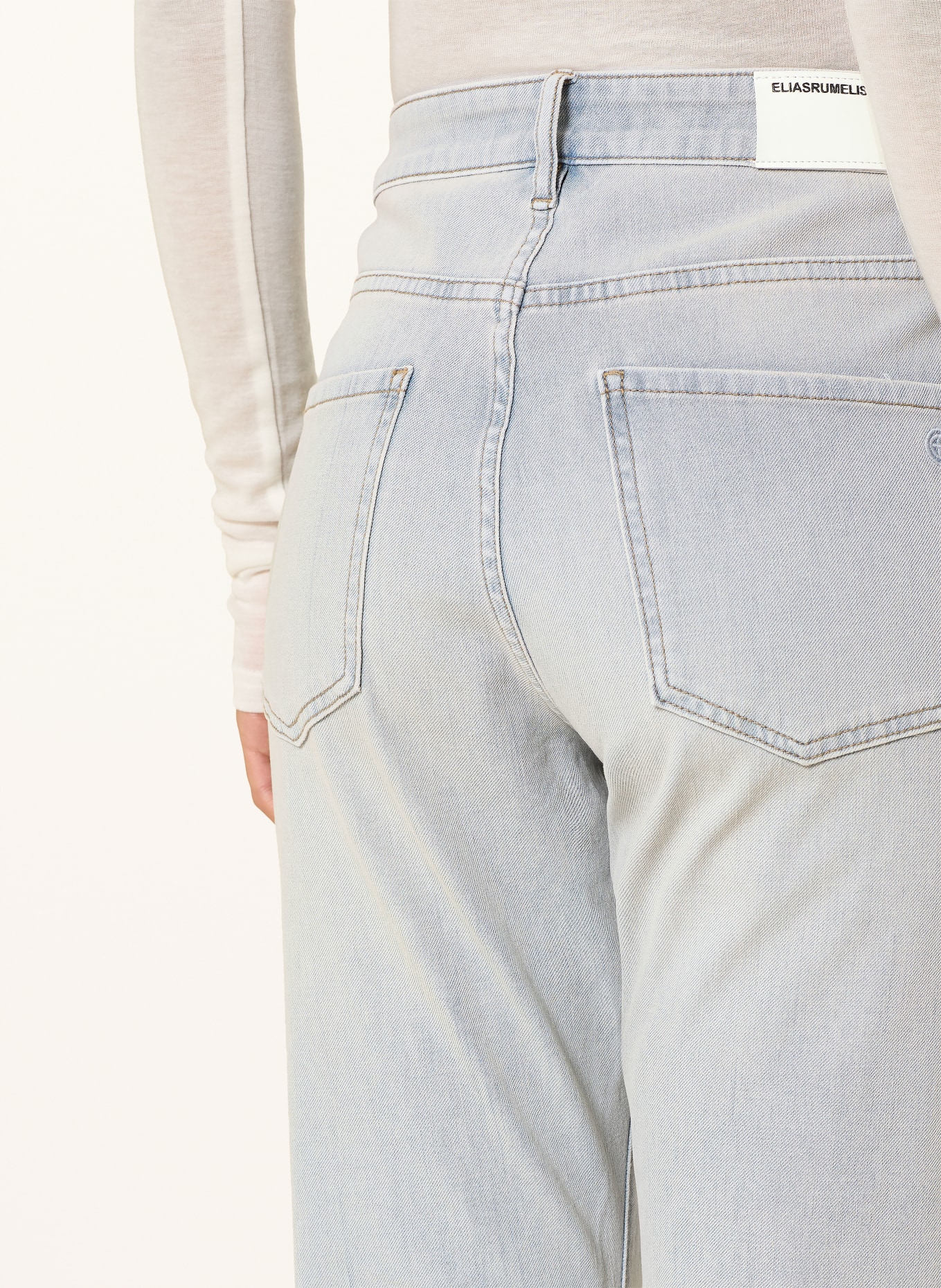 ELIAS RUMELIS Cropped jeans LEONA: 1237 spirit blue