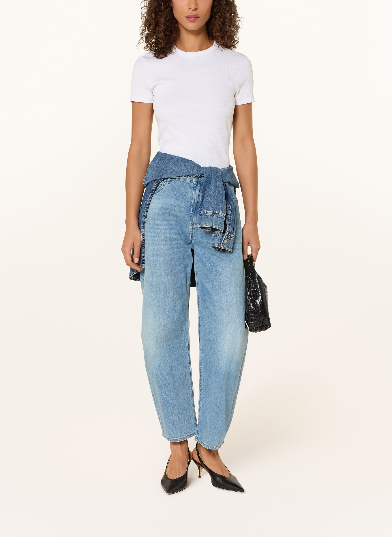 ELIAS RUMELIS Džíny Barrel YOANA: 1208 mallorca blue