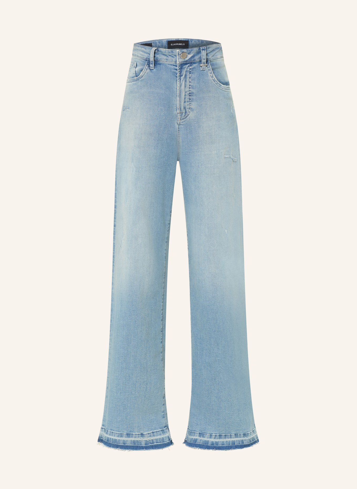 ELIAS RUMELIS Wide Leg Jeans KALEA: 1205 gravel blue