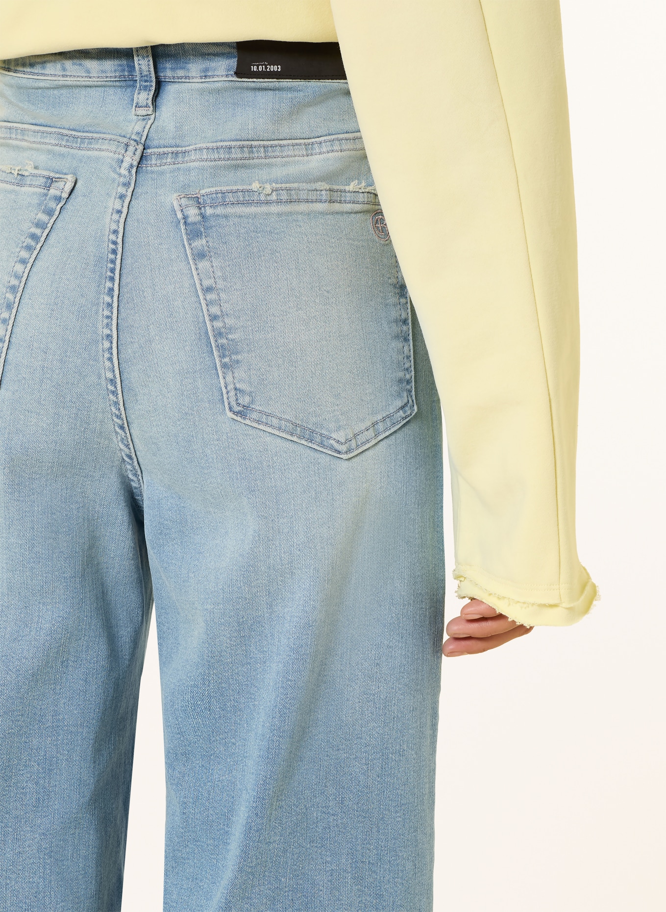 ELIAS RUMELIS Wide Leg Jeans KALEA: 1205 gravel blue