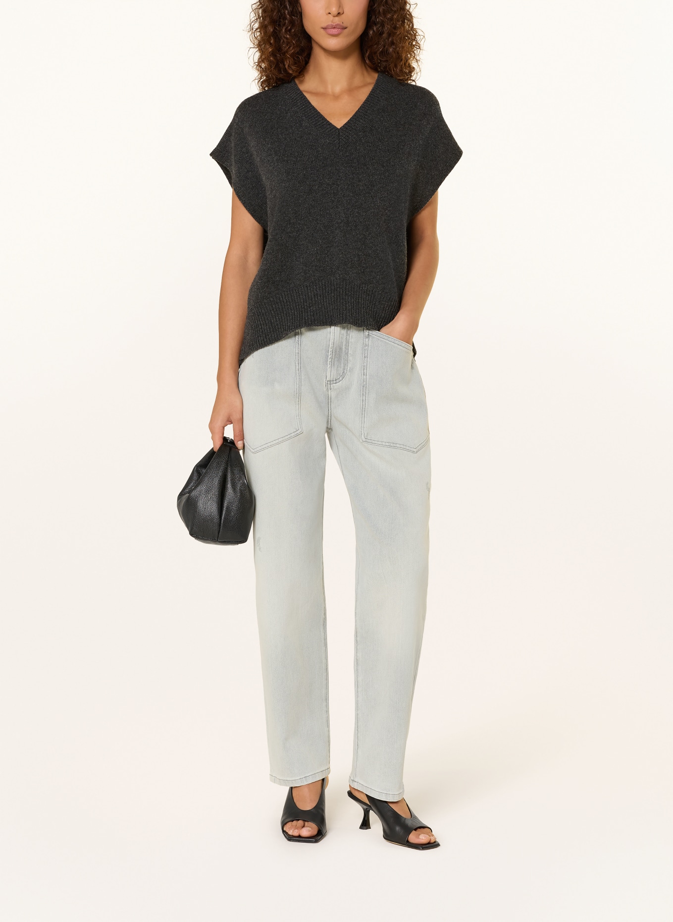 ELIAS RUMELIS Rechte jeans SENDY: 1322 hike grey