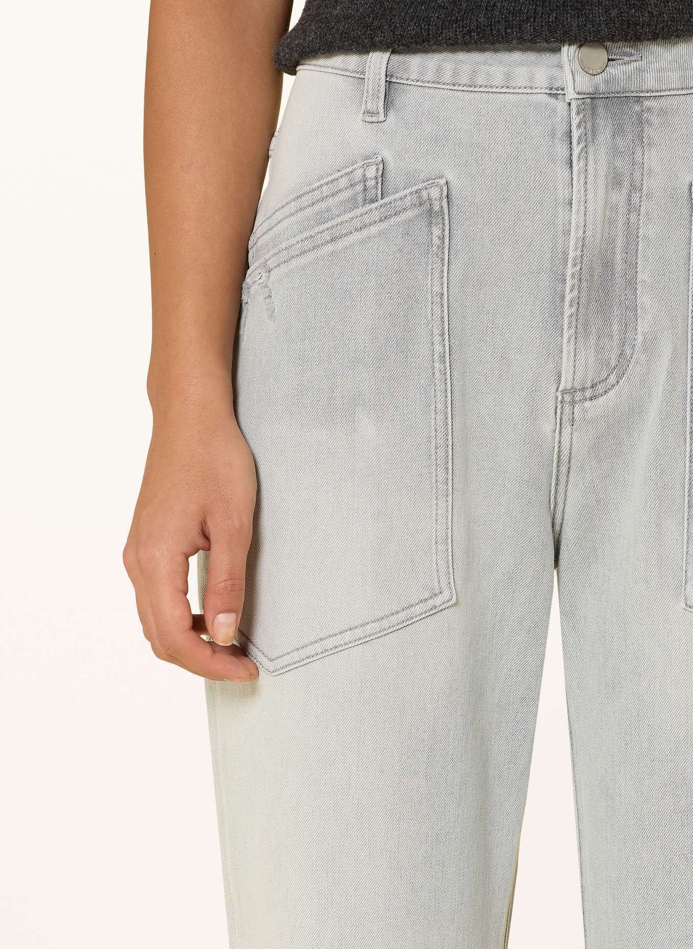 ELIAS RUMELIS Rechte jeans SENDY: 1322 hike grey