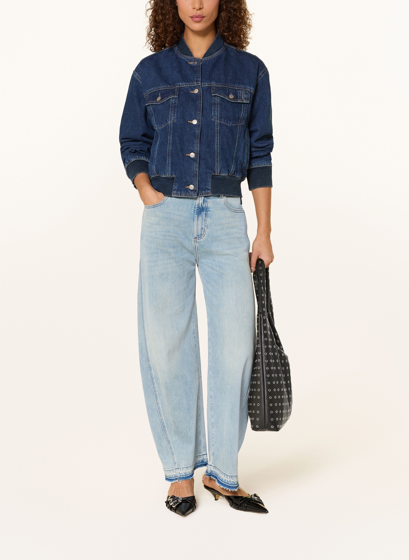 ELIAS RUMELIS NORALIE barrel jeans: 1578 hawaii blue