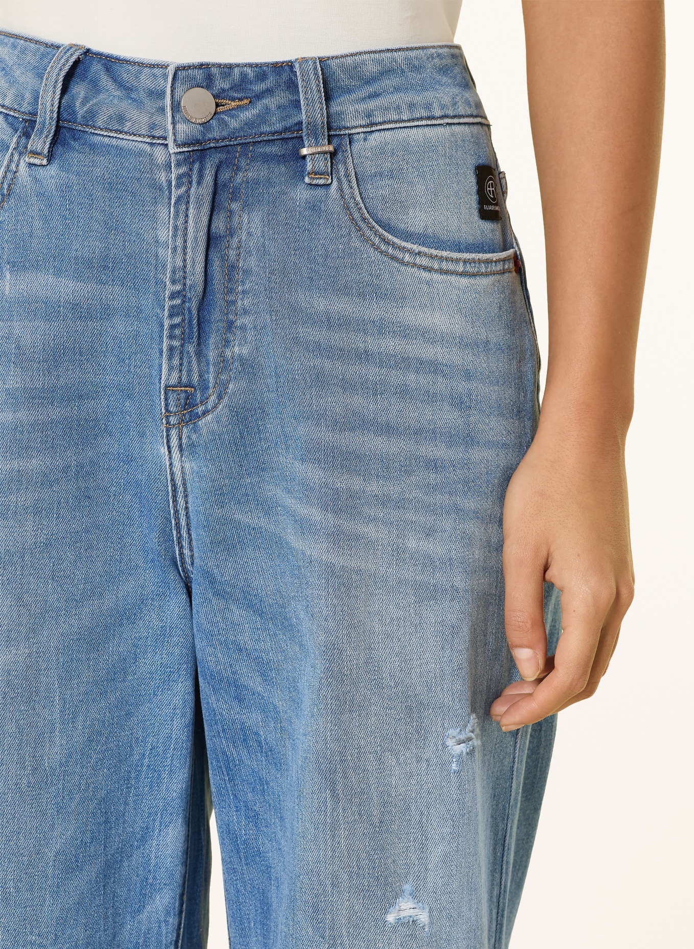 ELIAS RUMELIS Spodnie jeansowe LINA: 1243 mount blue