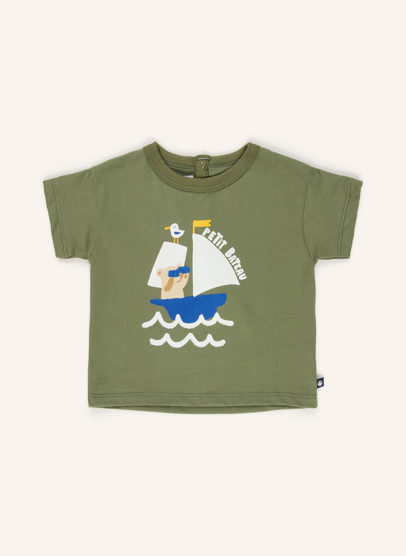 PETIT BATEAU T-Shirt: OLIV