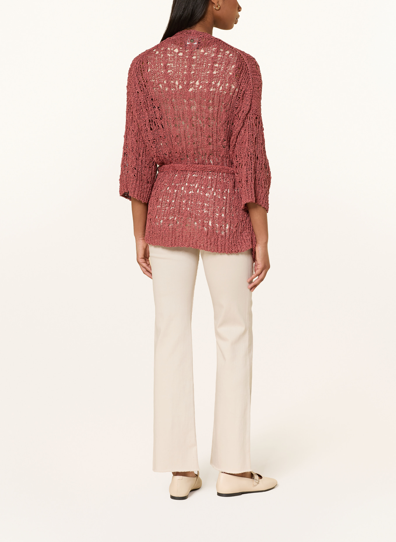 MARC CAIN Džíny s rozšiřujícími se nohavicemi FARO: 182 smoke