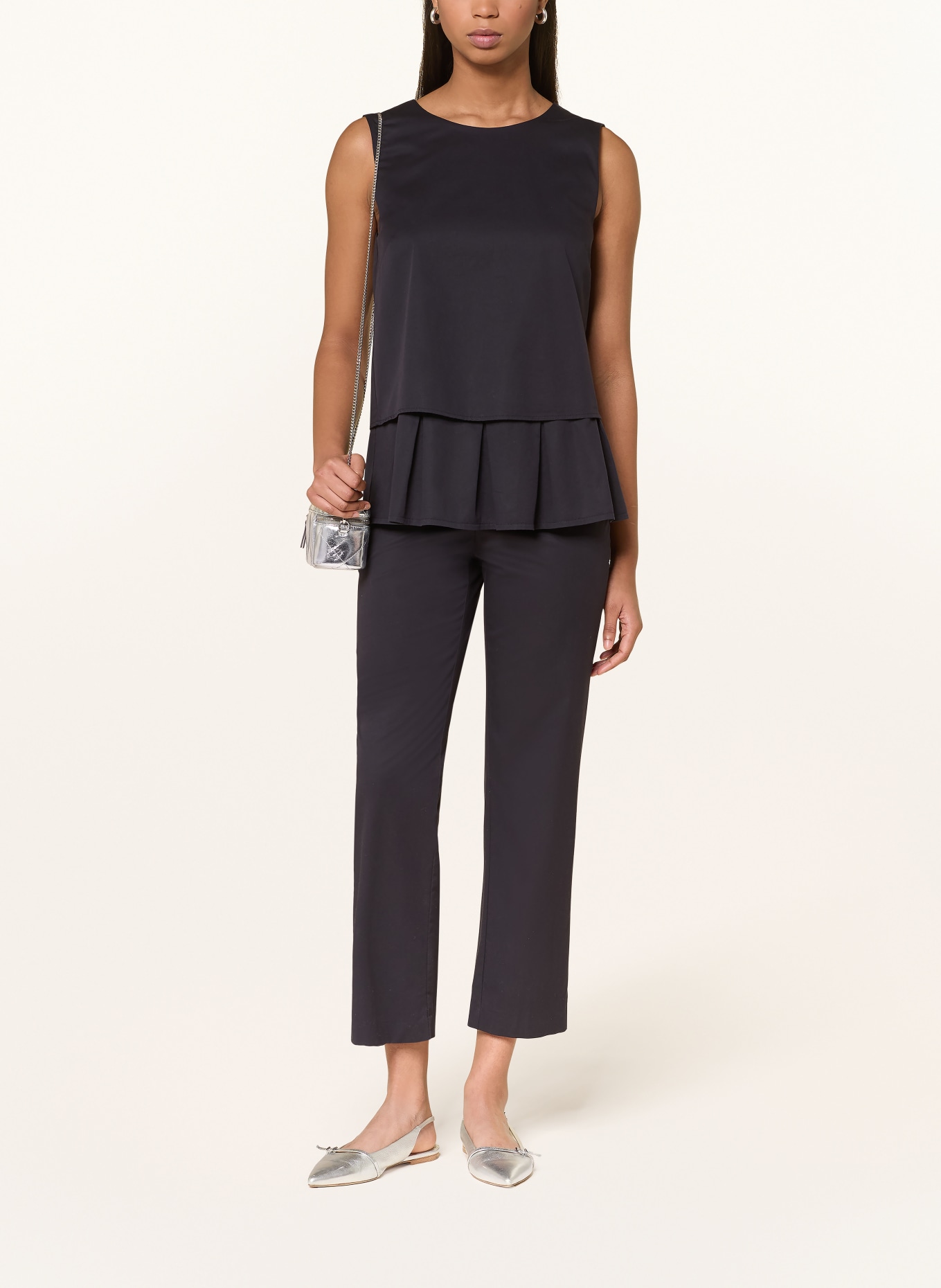 MARC CAIN FRIA pants: 395 MIDNIGHT BLUE