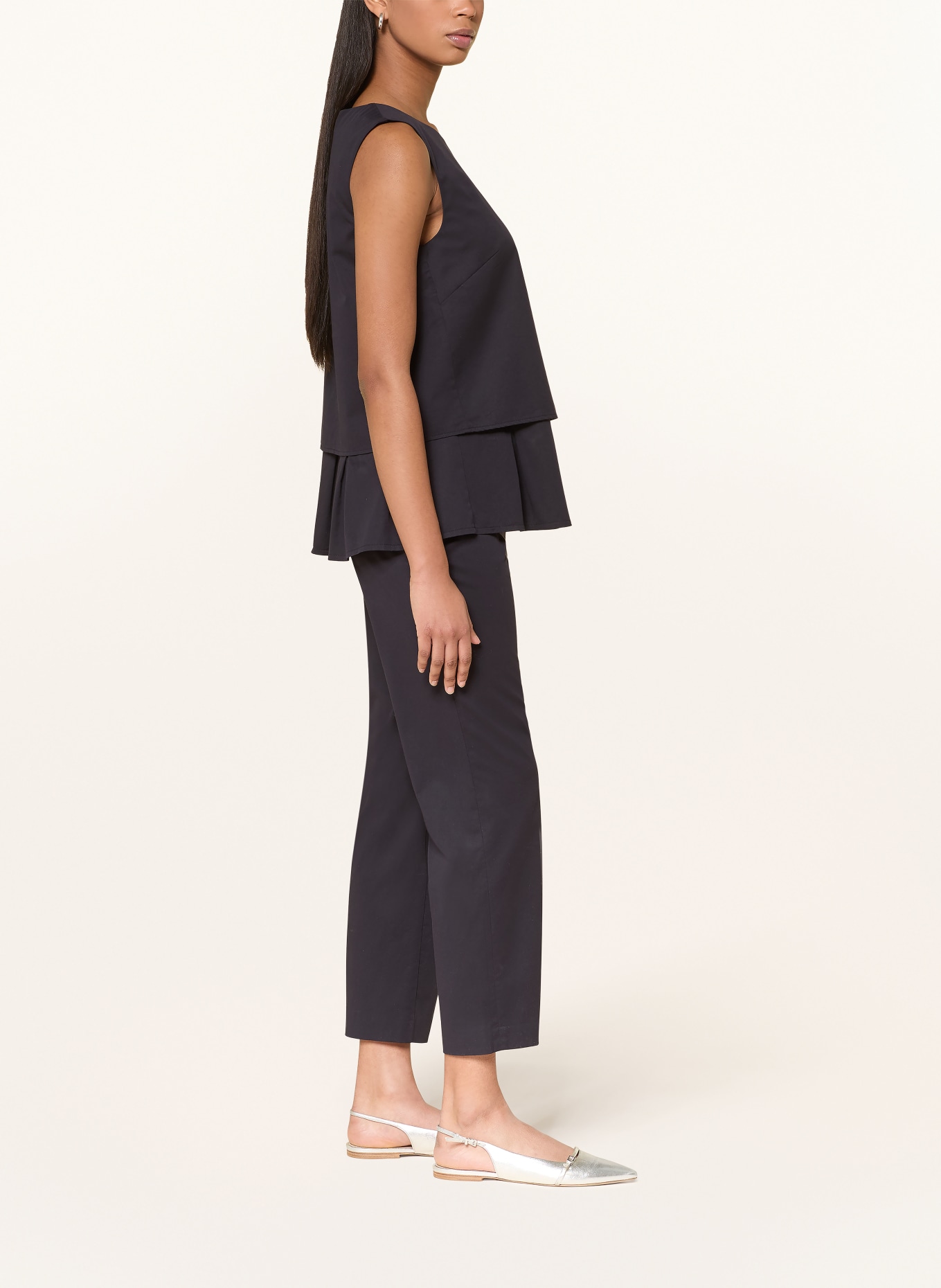 MARC CAIN FRIA pants: 395 MIDNIGHT BLUE