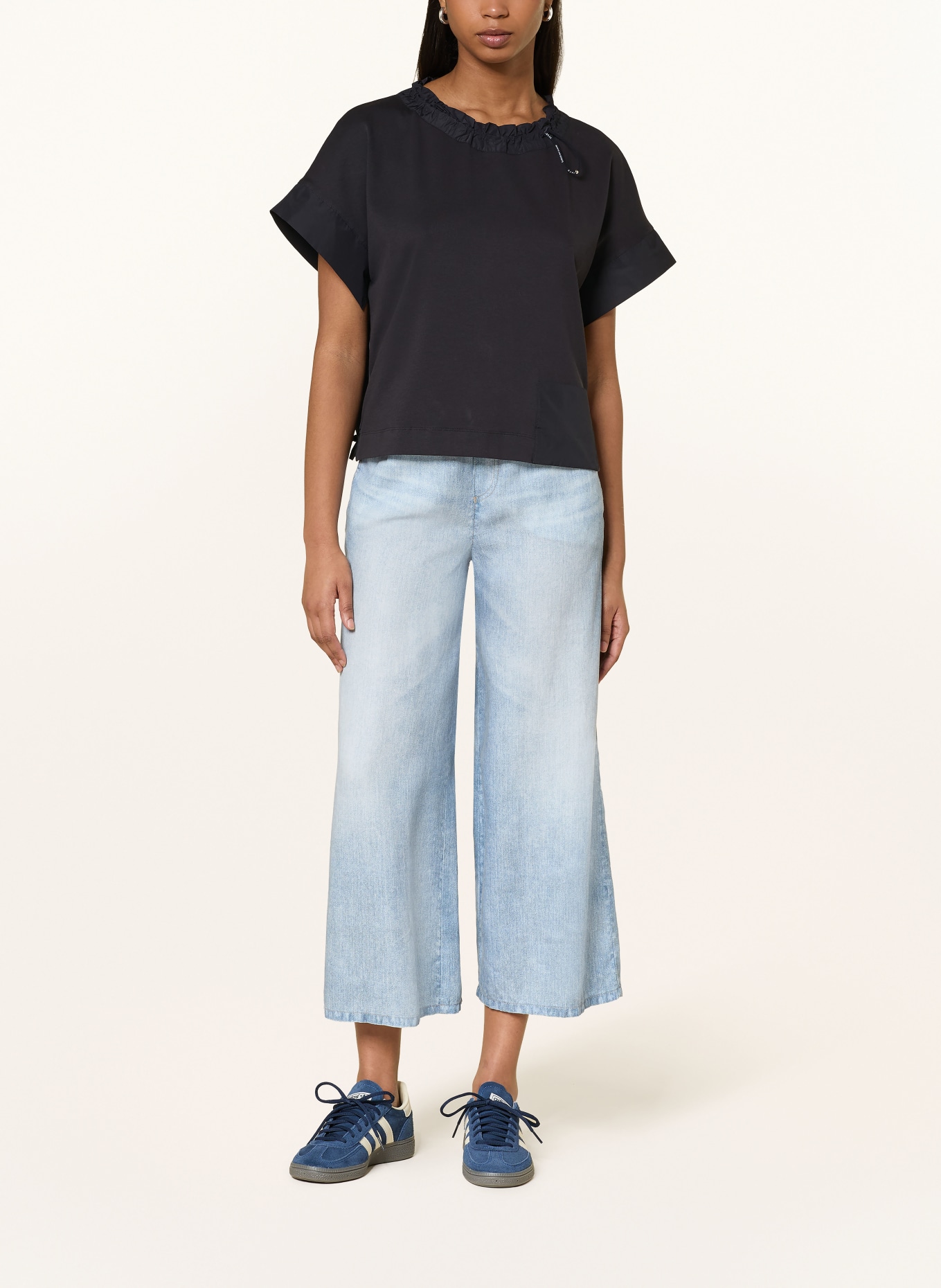 MARC CAIN Culotte WILLMAR in Jeansoptik: 352 vintage blue