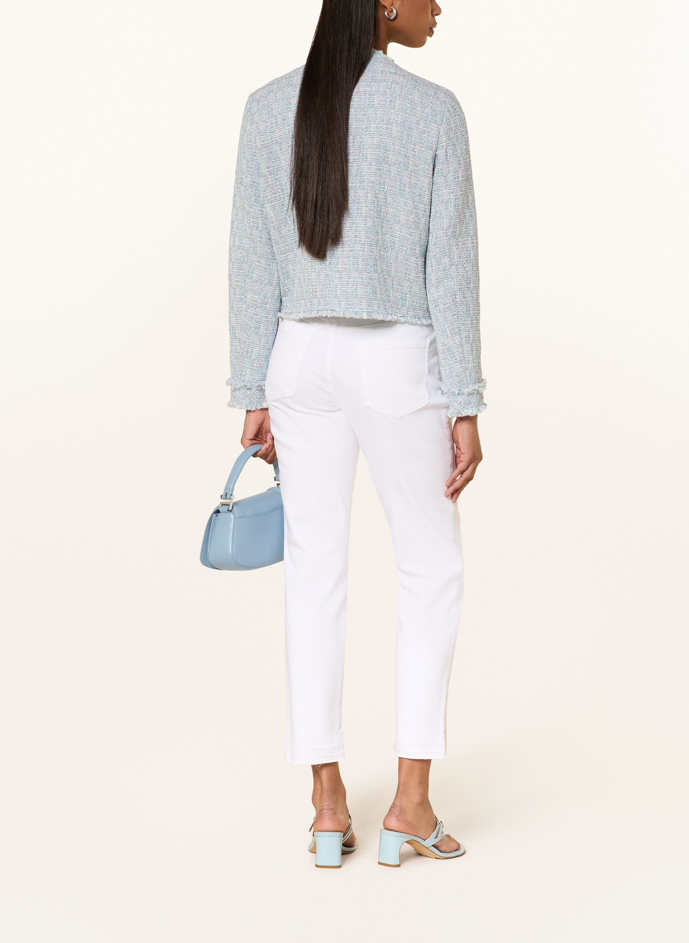 MARC CAIN Straight Jeans SILEA Slim Fit: 100 WHITE