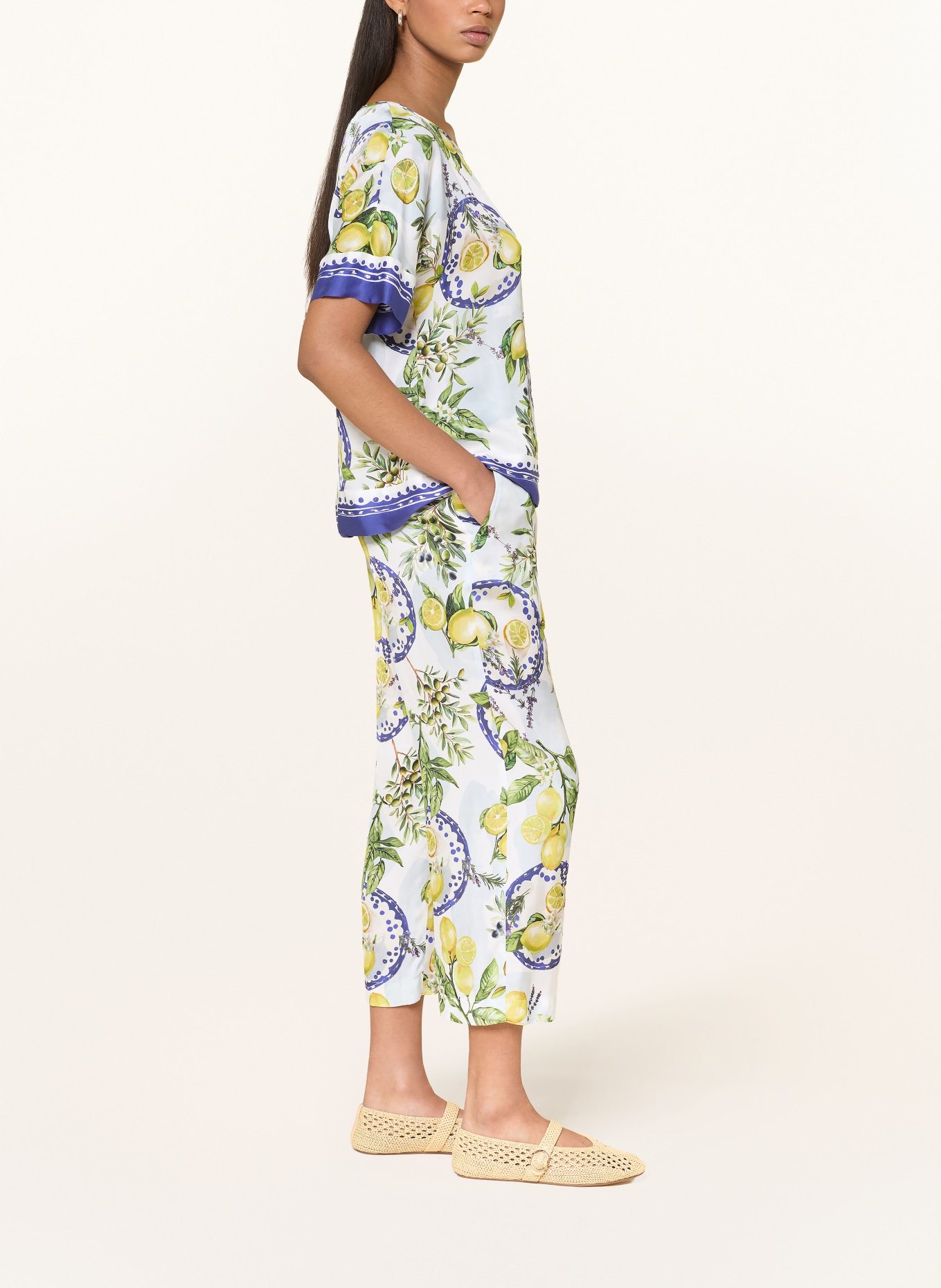 MARC CAIN WASHINGTON culottes: 100 WHITE