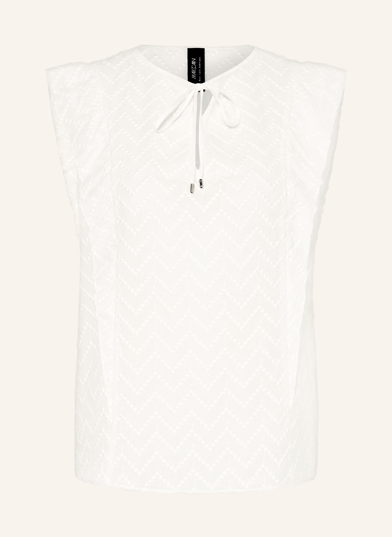 MARC CAIN blouse top: 100 WHITE
