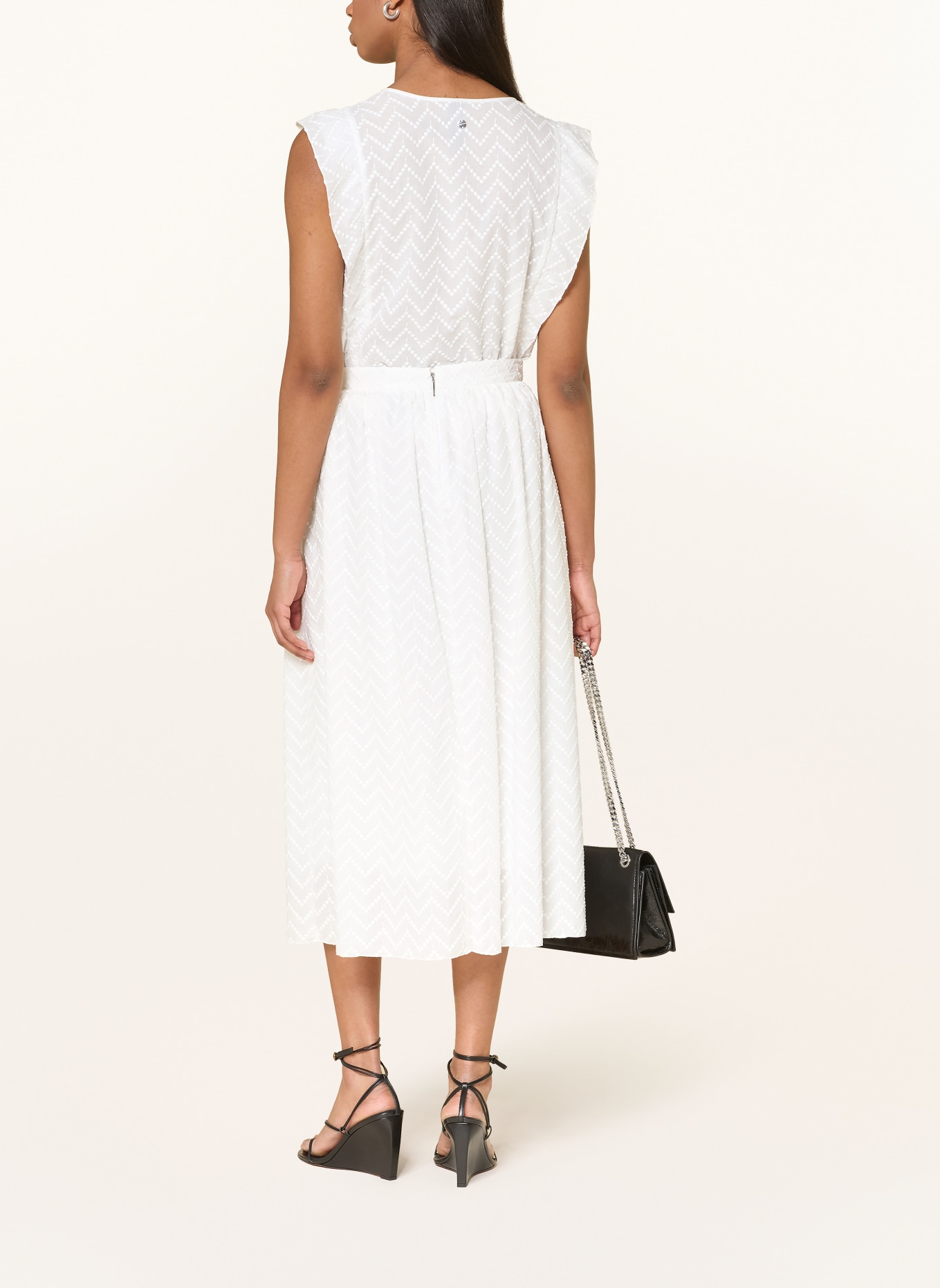 MARC CAIN blouse top: 100 WHITE