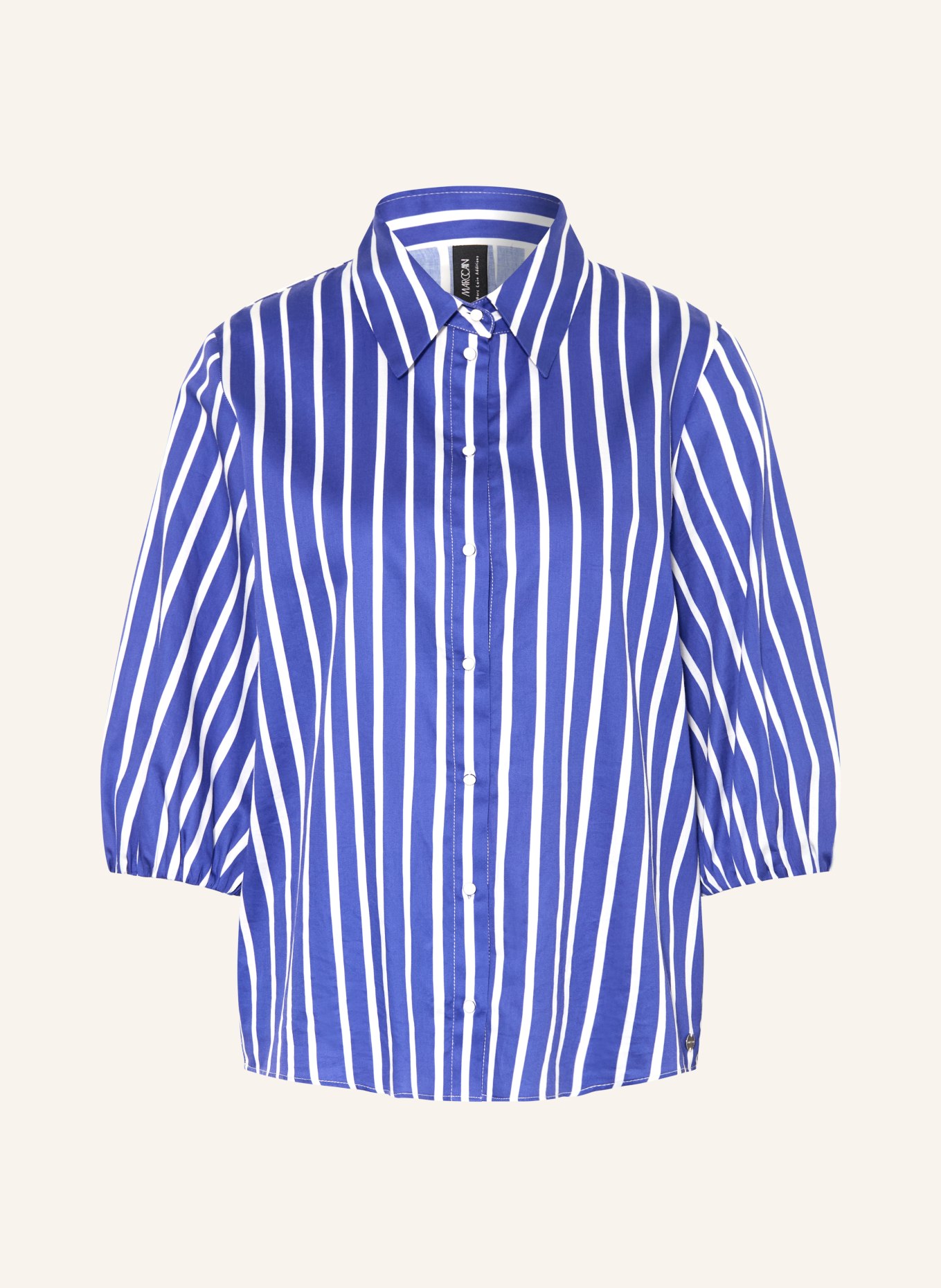 MARC CAIN Blouse met 3/4-mouwen: 757 iolite