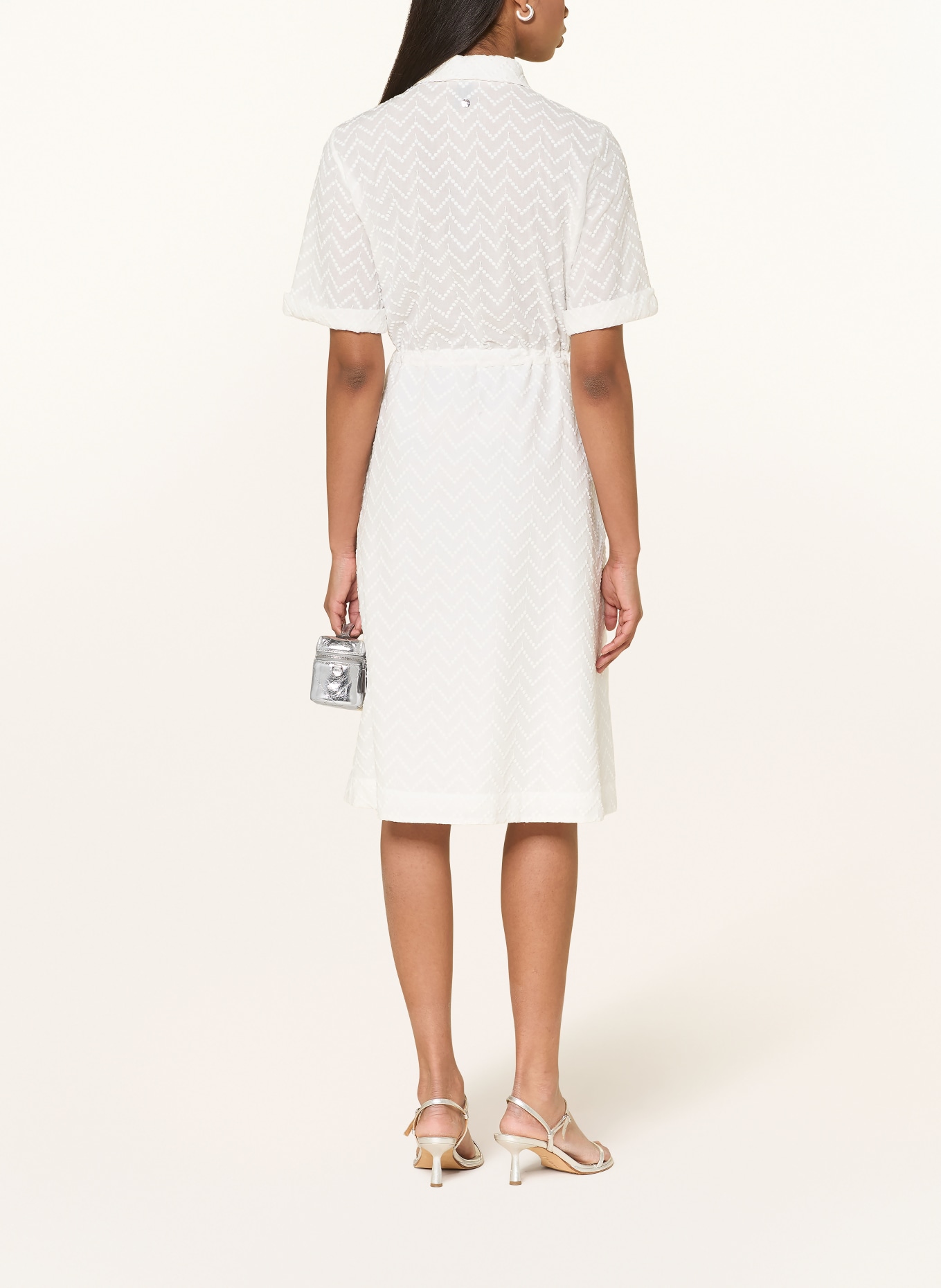 MARC CAIN Hemdblusenkleid: 100 WHITE