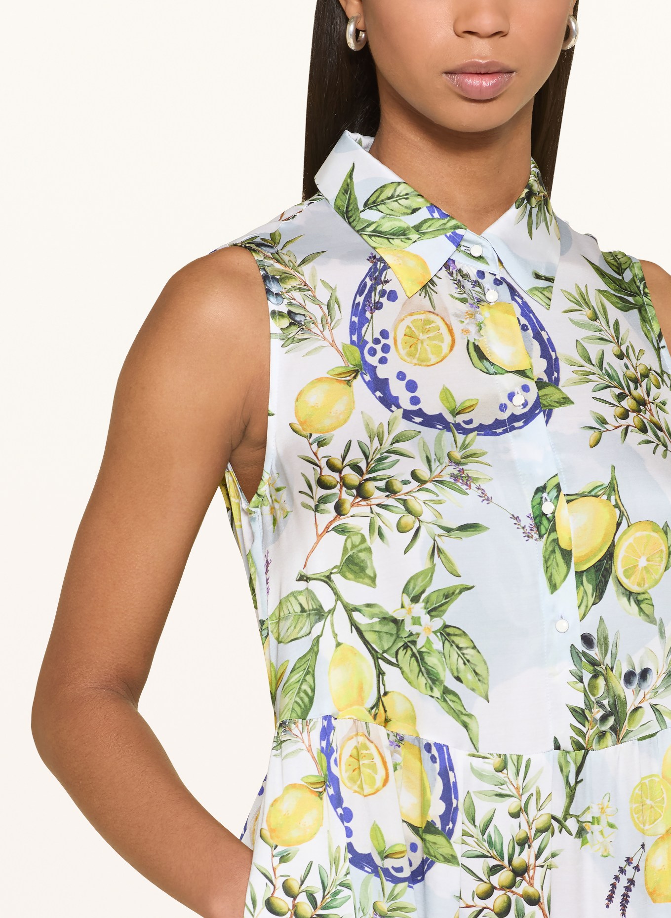 MARC CAIN dress: 100 WHITE