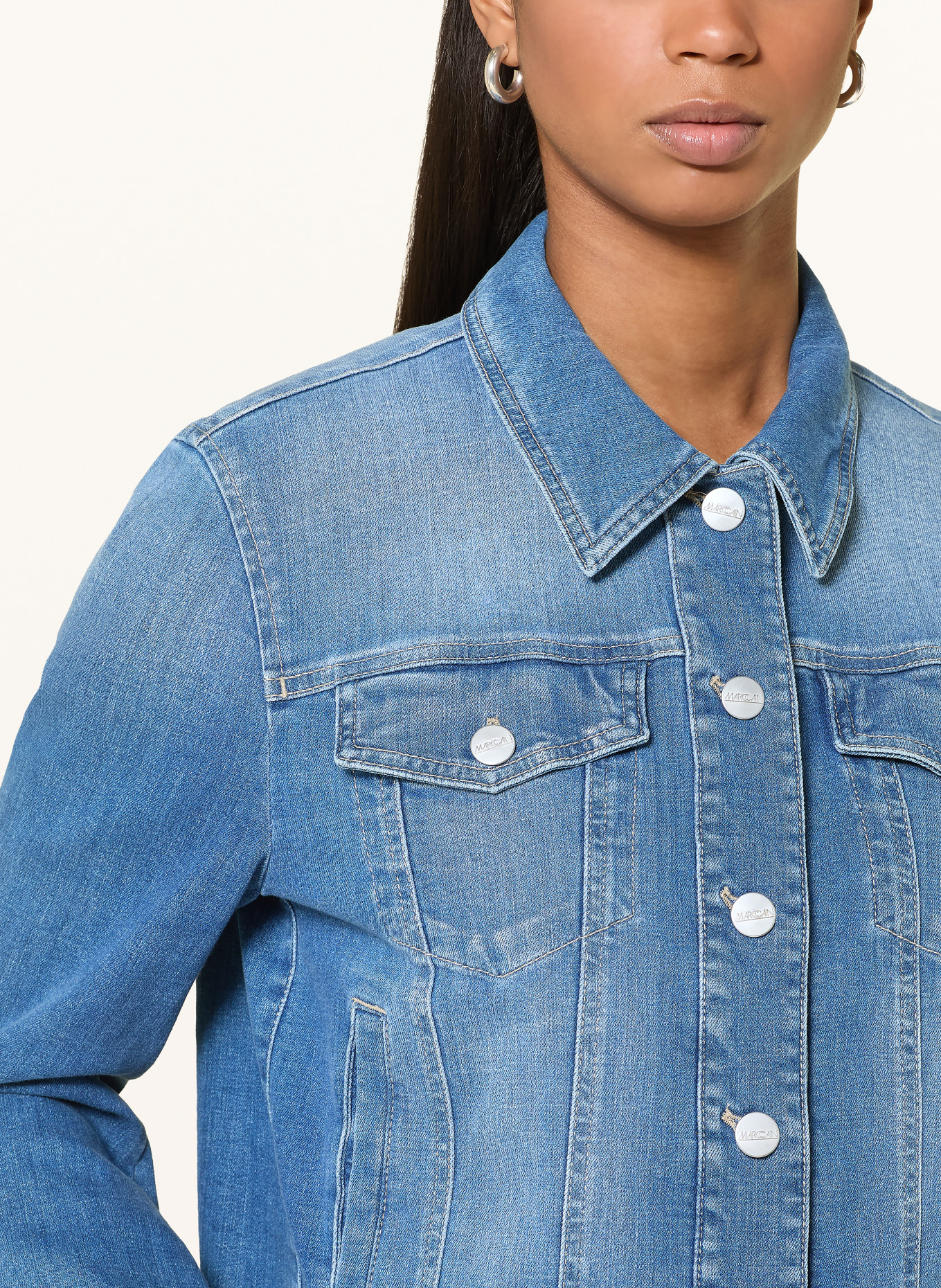 MARC CAIN džínová bunda: 353 blue denim