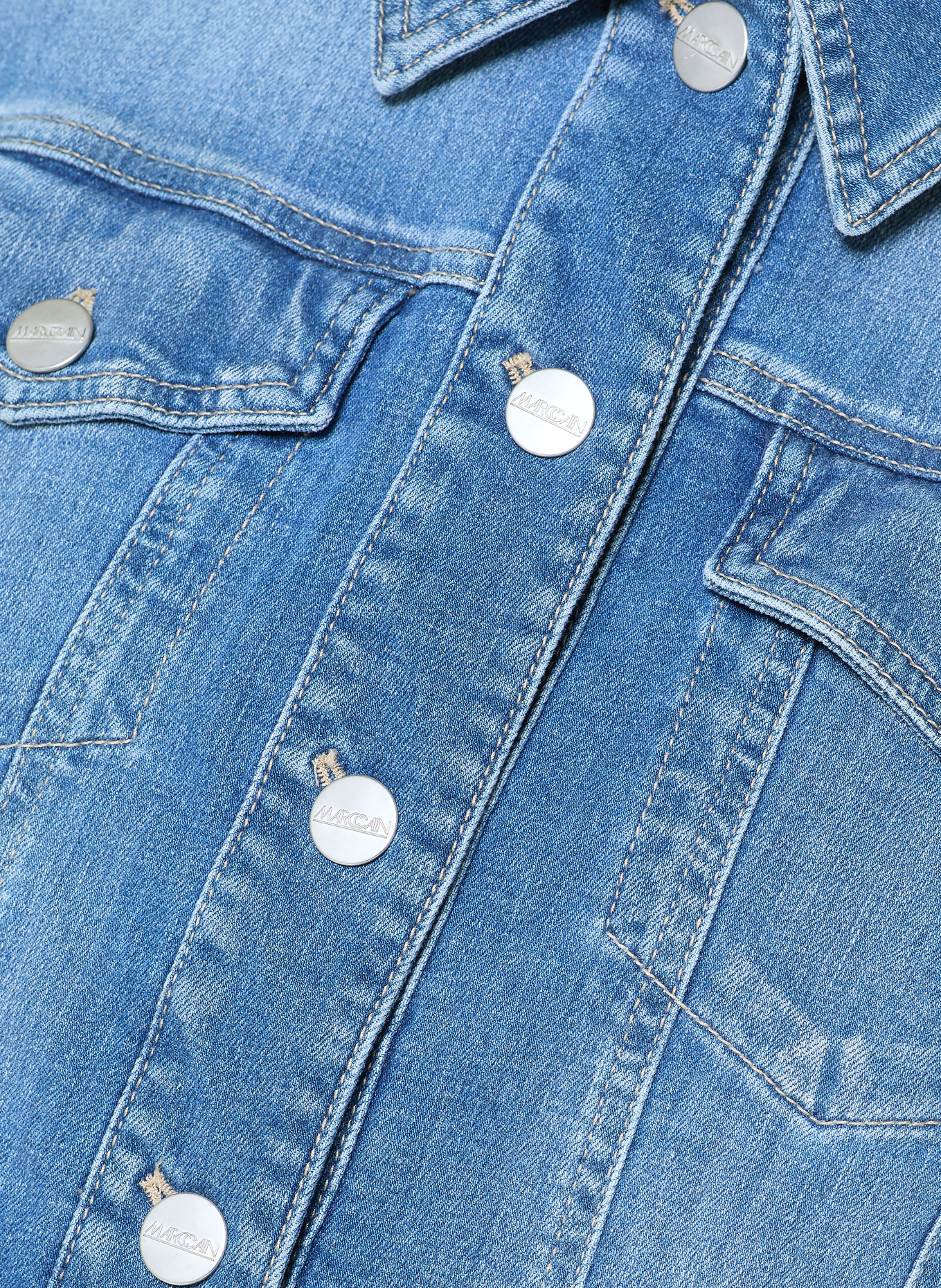 MARC CAIN džínová bunda: 353 blue denim