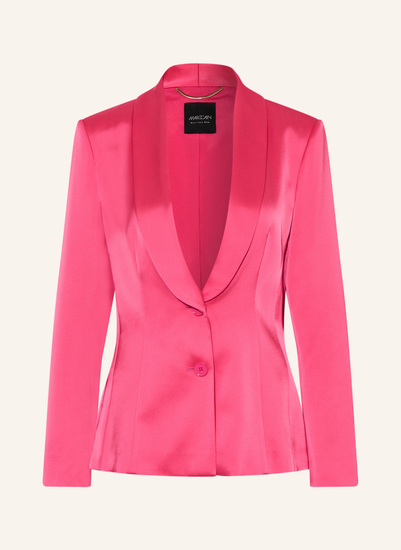 MARC CAIN saténové sako: 260 fuchsia purple