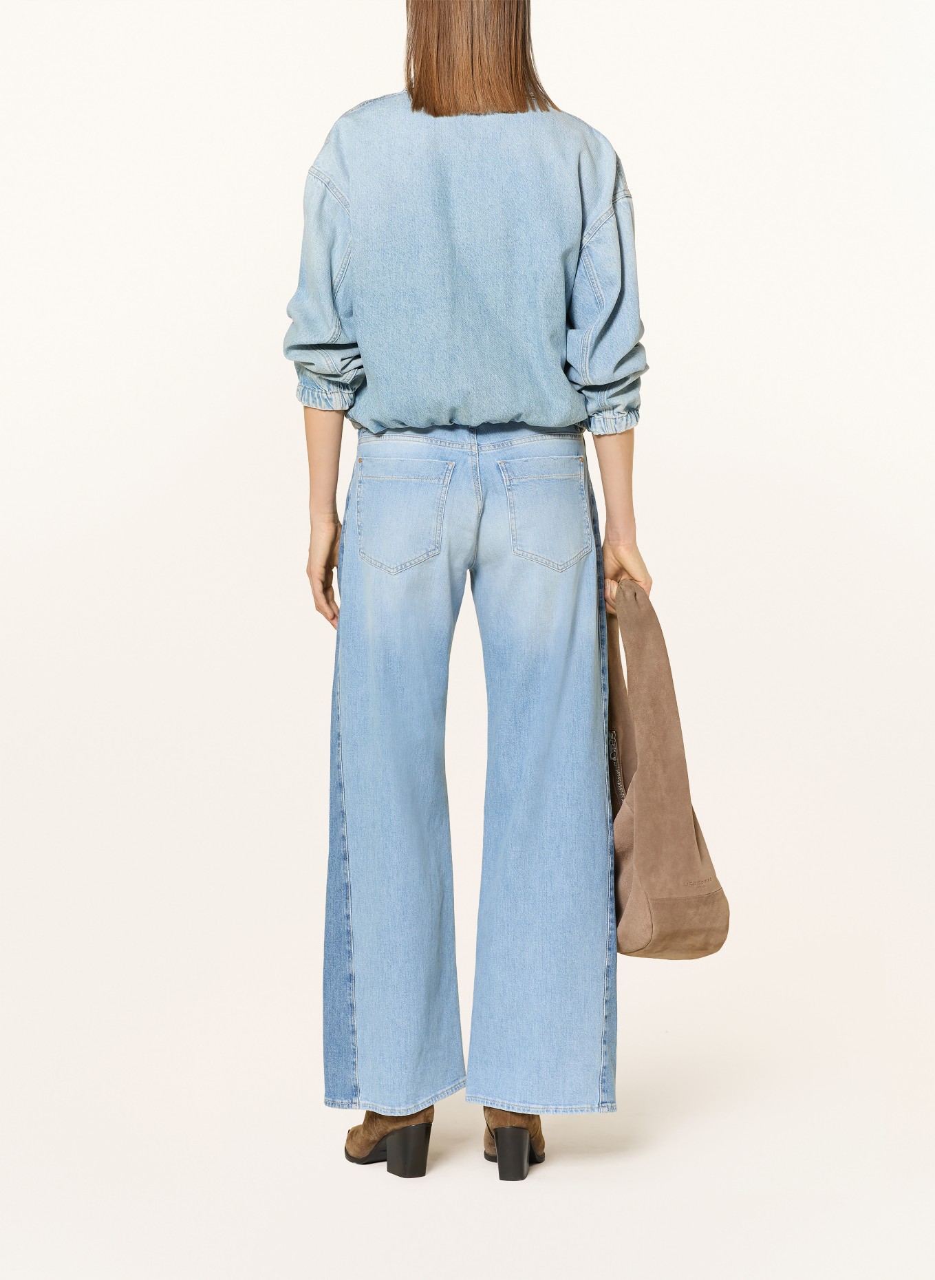 BRAX Džíny s širokými nohavicemi MORGAN: 15 MIXED ATLANTIC OCEAN