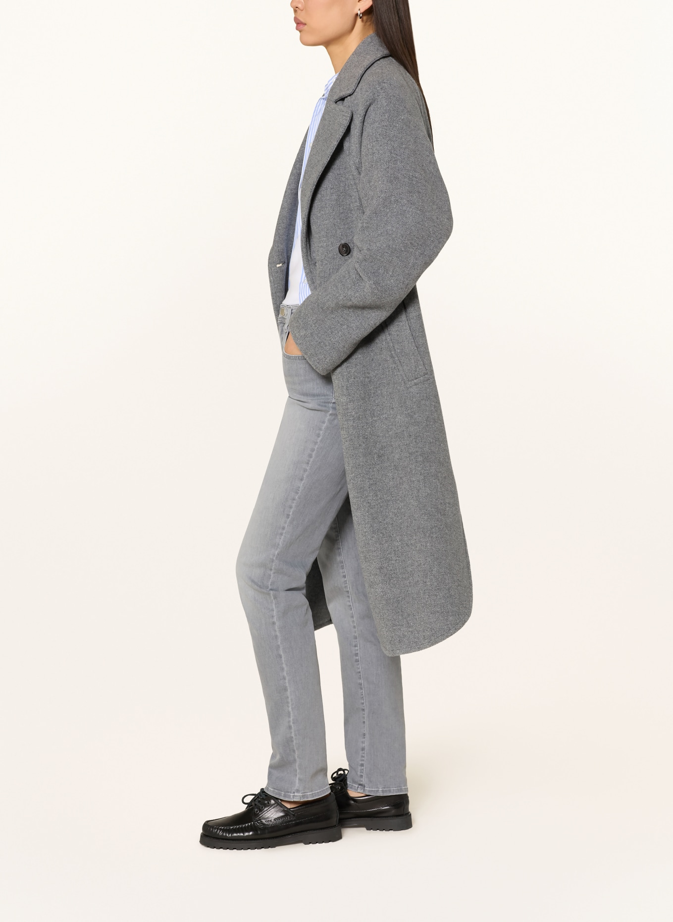 BRAX Straight Jeans MARY: 08 USED LIGHT GREY