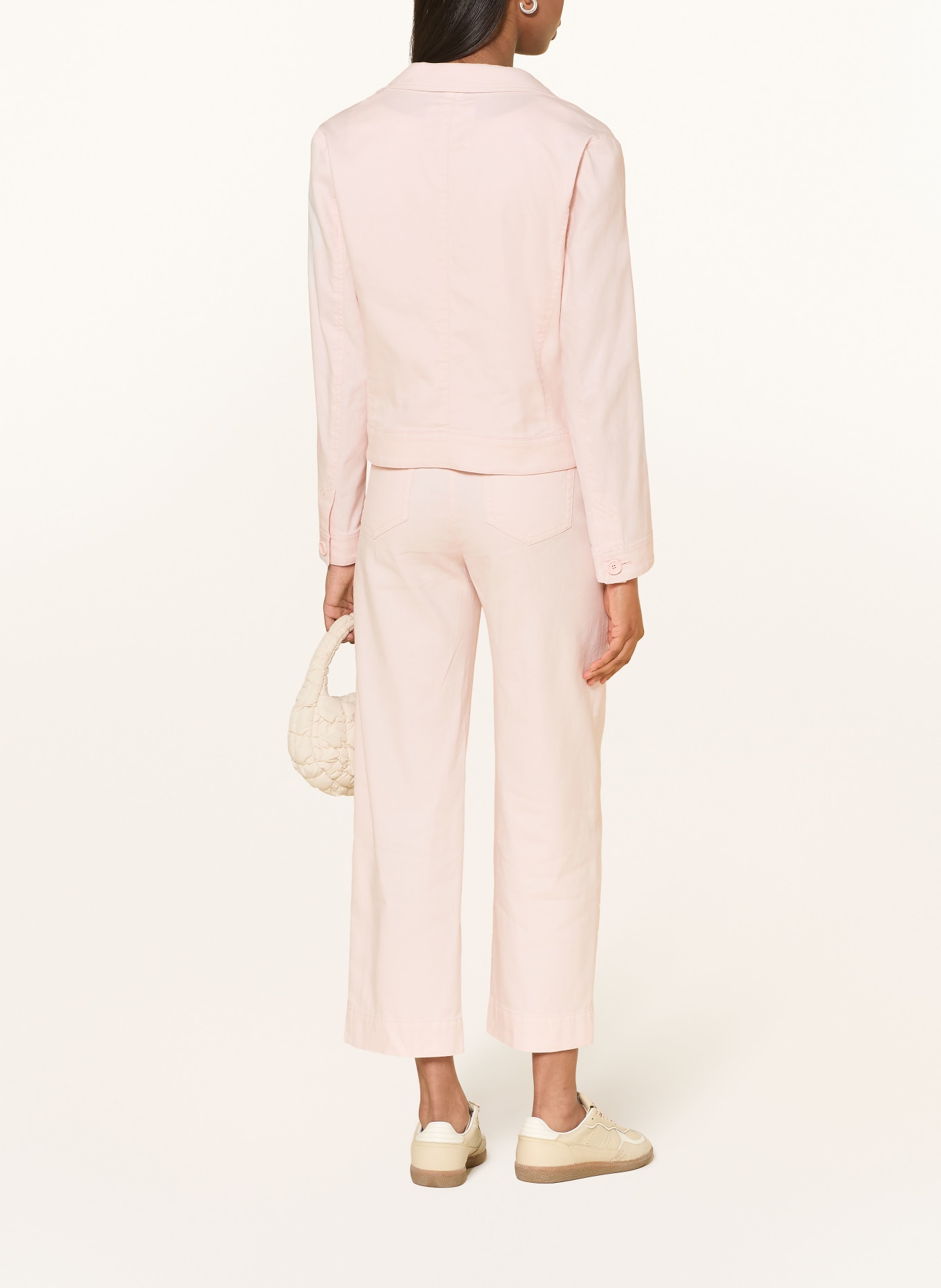 MARC CAIN Blazer with linen: 202 rosewater new