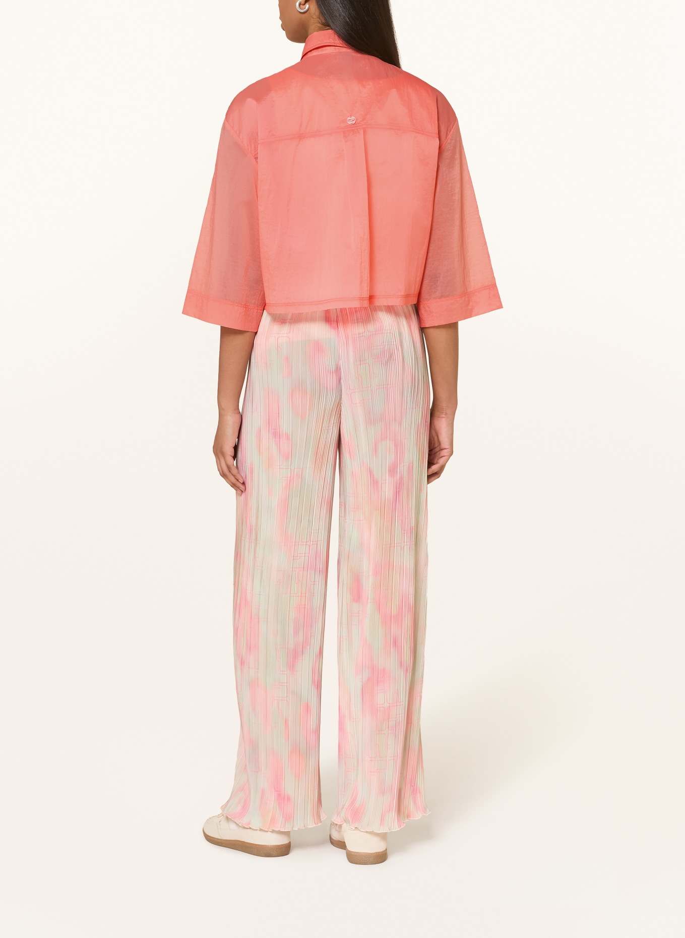 MARC CAIN Hemdbluse mit 3/4-Arm: 231 candlelight peach