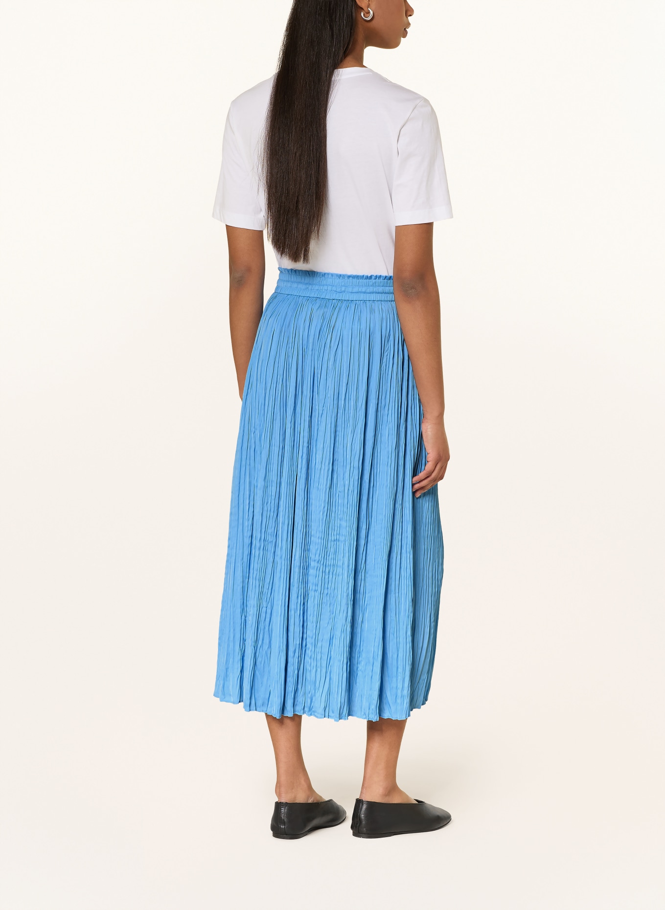 MARC CAIN Plisseerock: 362 little boy blue