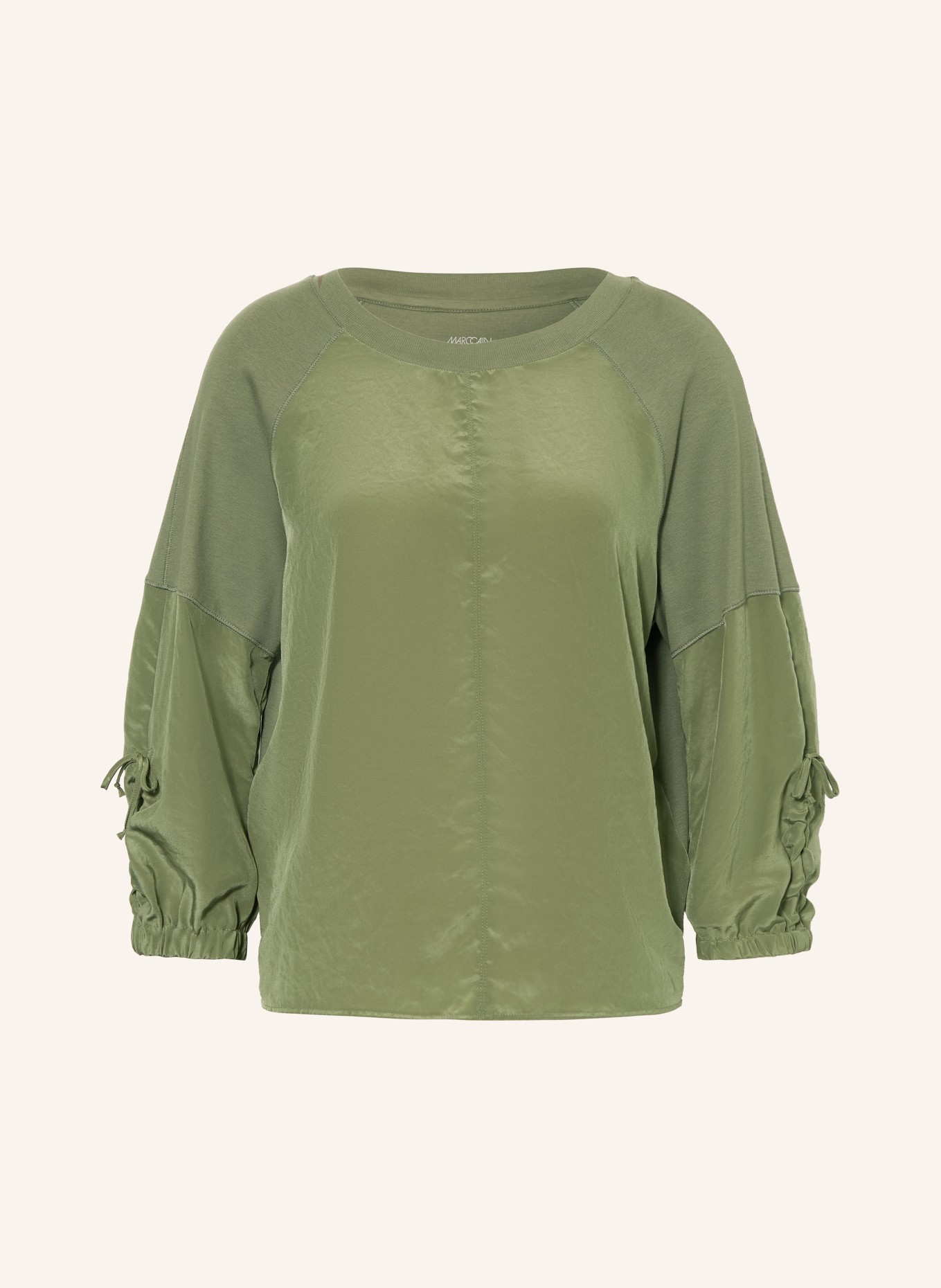 MARC CAIN Blusenshirt mit 3/4-Arm: 574 olivine