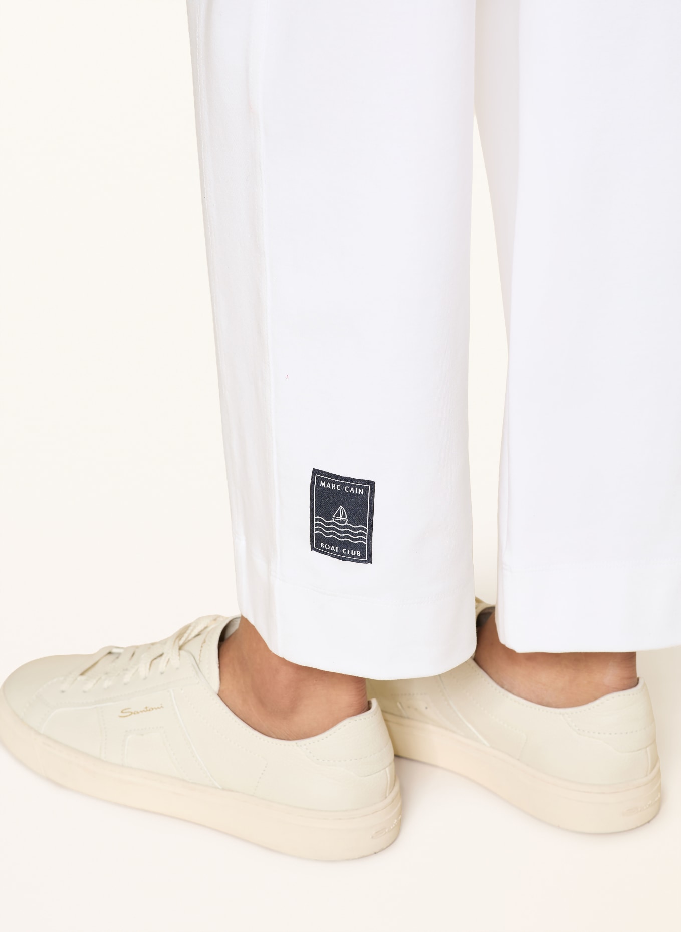 MARC CAIN Sweatpants WUXI: 100 WHITE