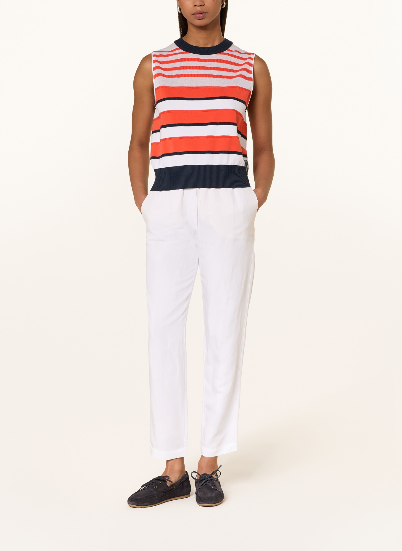 MARC CAIN Stricktop: 223 bright tomato