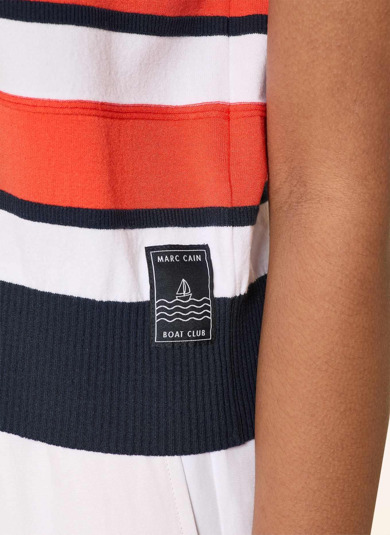 MARC CAIN Stricktop: 223 bright tomato