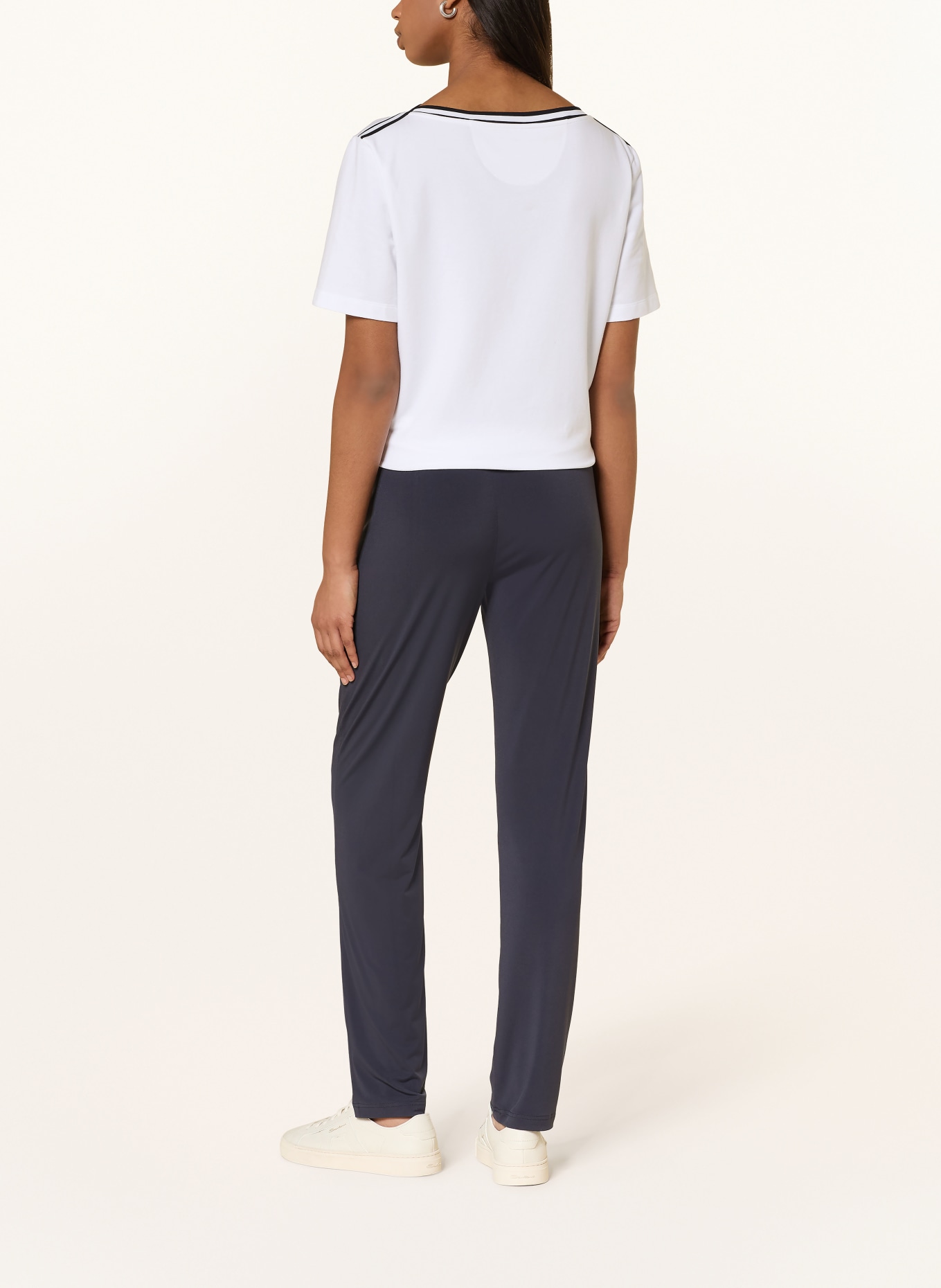 MARC CAIN T-Shirt: 100 WHITE