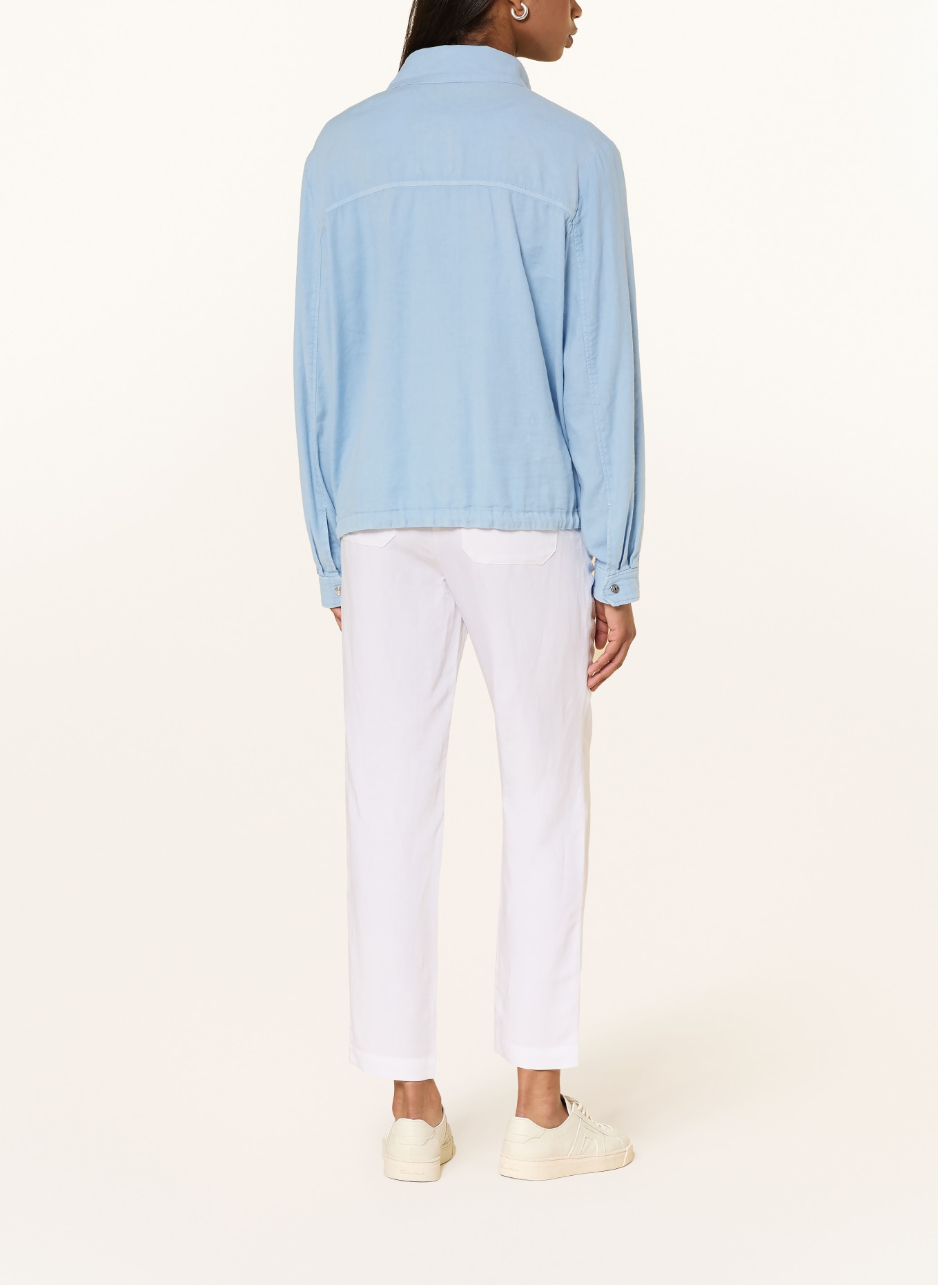 MARC CAIN Blouson mit Leinen: 362 little boy blue