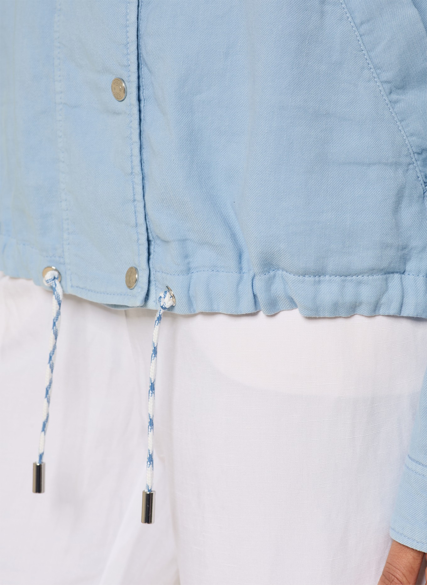 MARC CAIN Blouson mit Leinen: 362 little boy blue