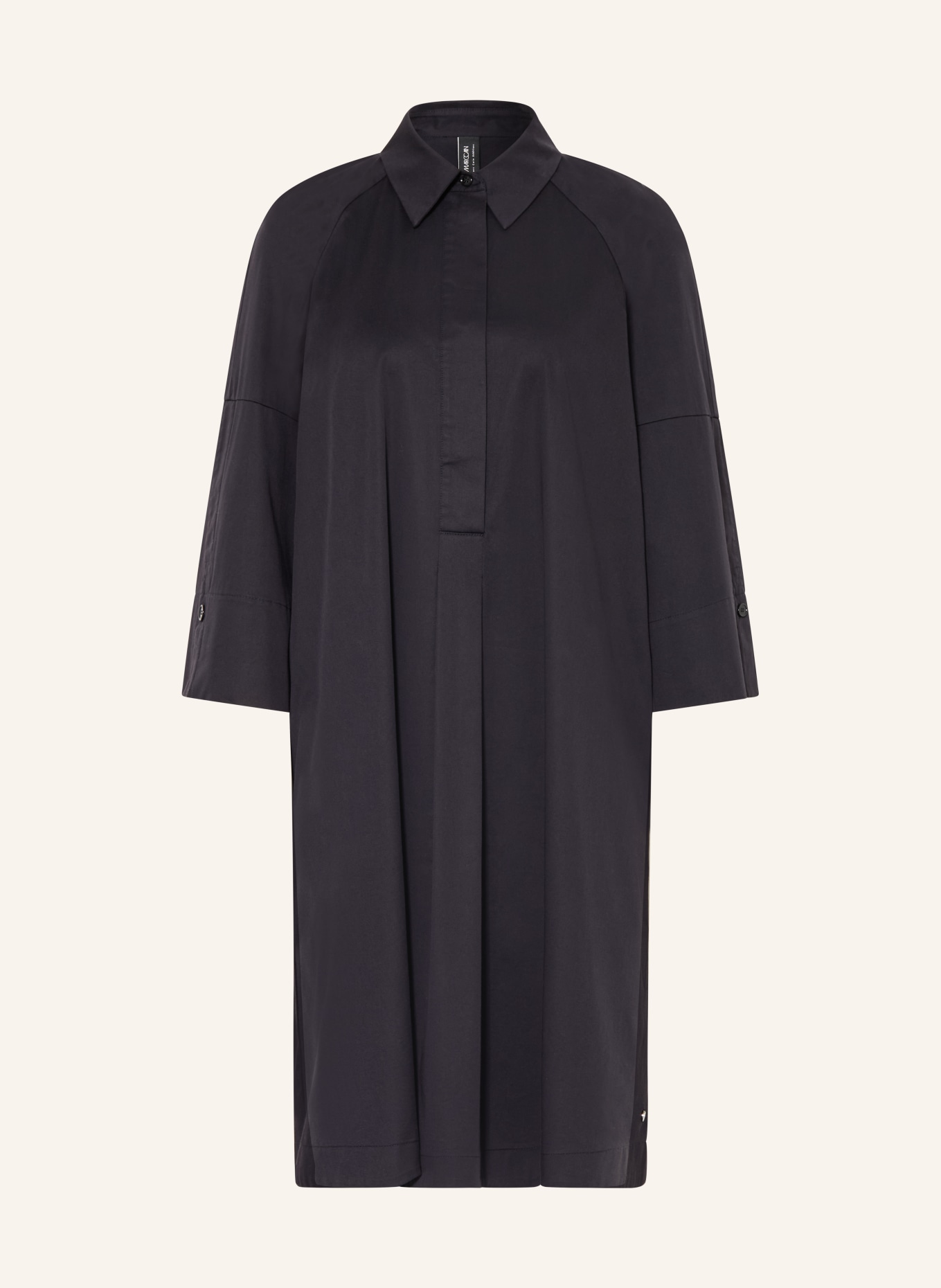 MARC CAIN Košilové šaty s 3/4 rukávem: 395 MIDNIGHT BLUE