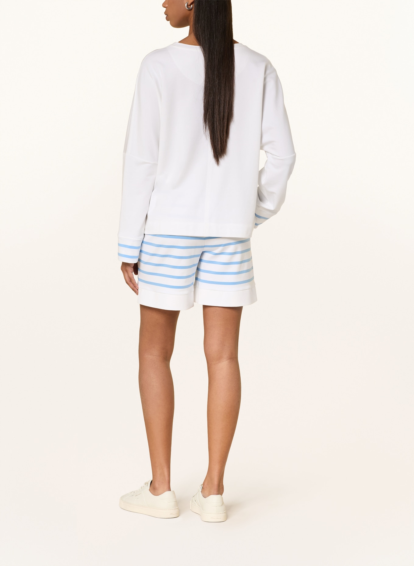 MARC CAIN Sweatshorts: 100 WHITE